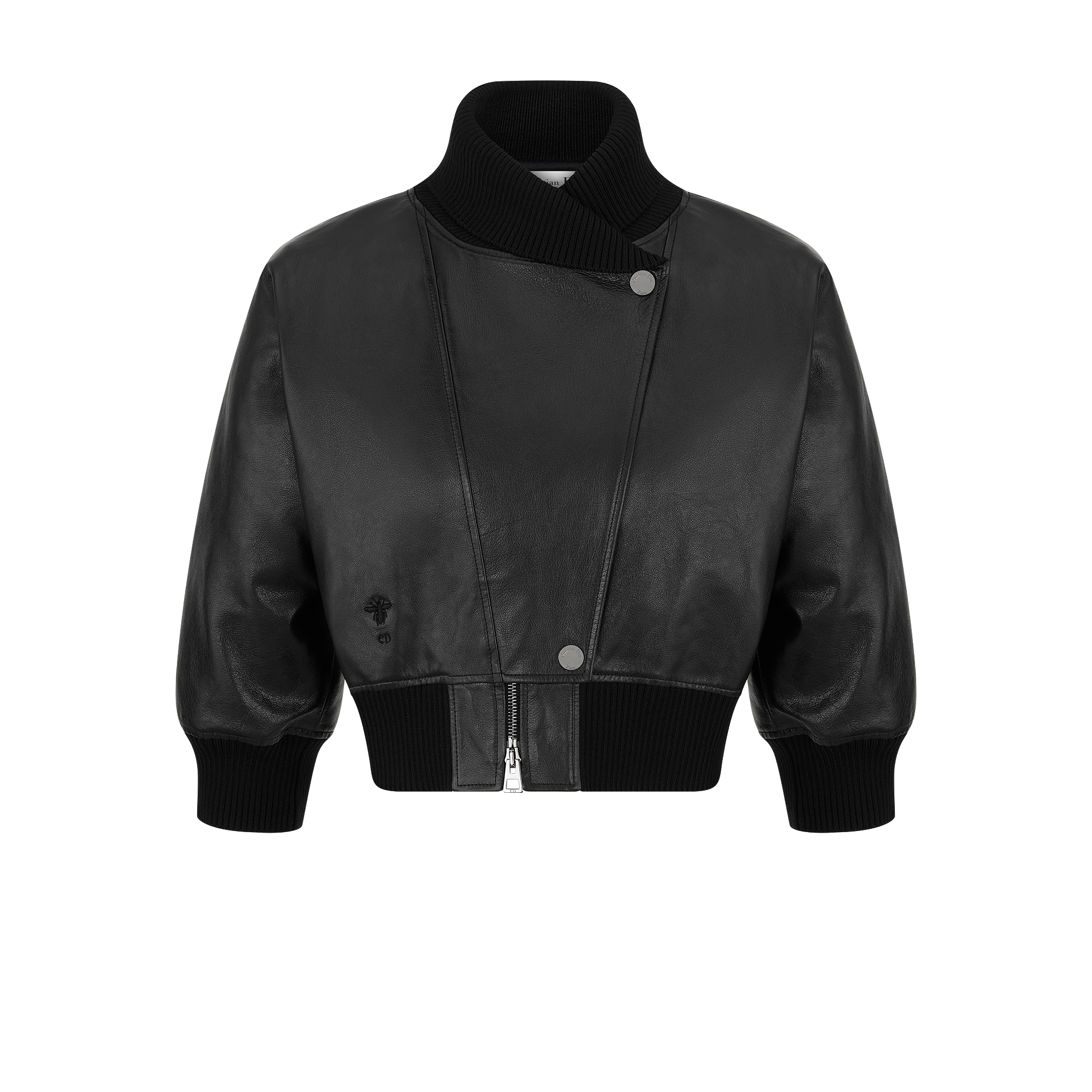 DIOR | クロップド ピーコート テクニカル モアレ ファブリック