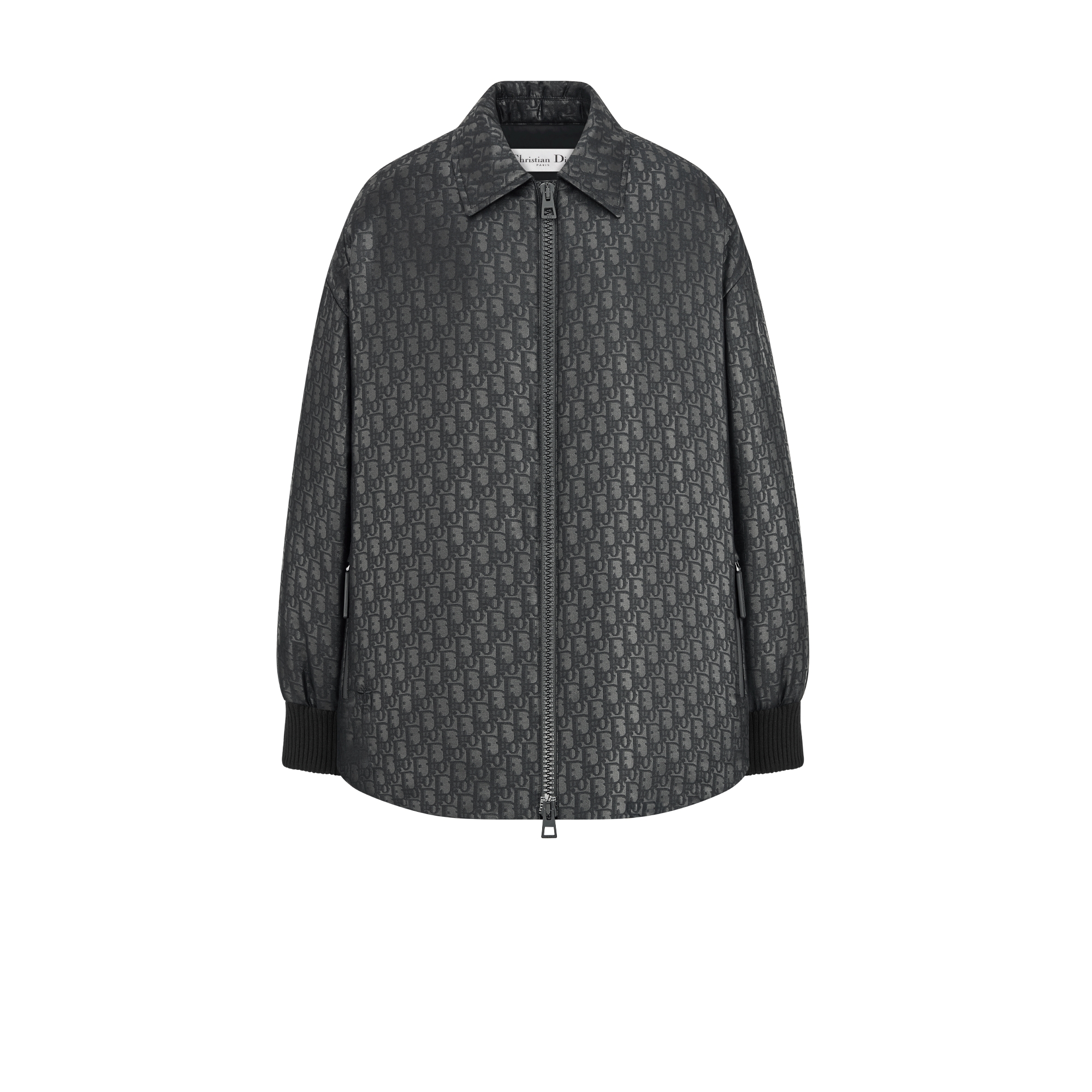 DiorAlps Jacket Black Dior Oblique Jacquard Technical Taffeta E01