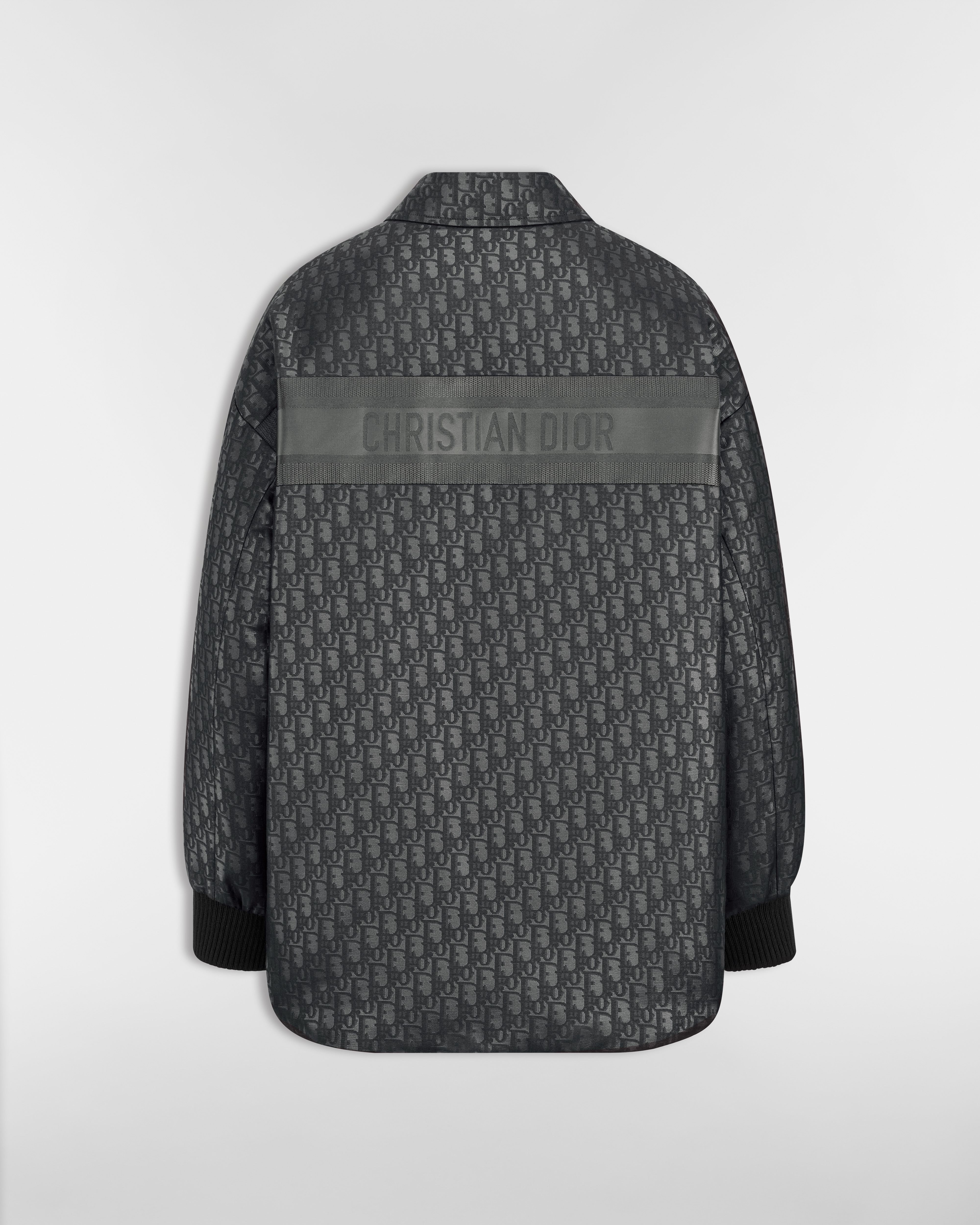 DiorAlps 재킷 블랙 Dior Oblique 자카드 테크니컬 태피터 E08