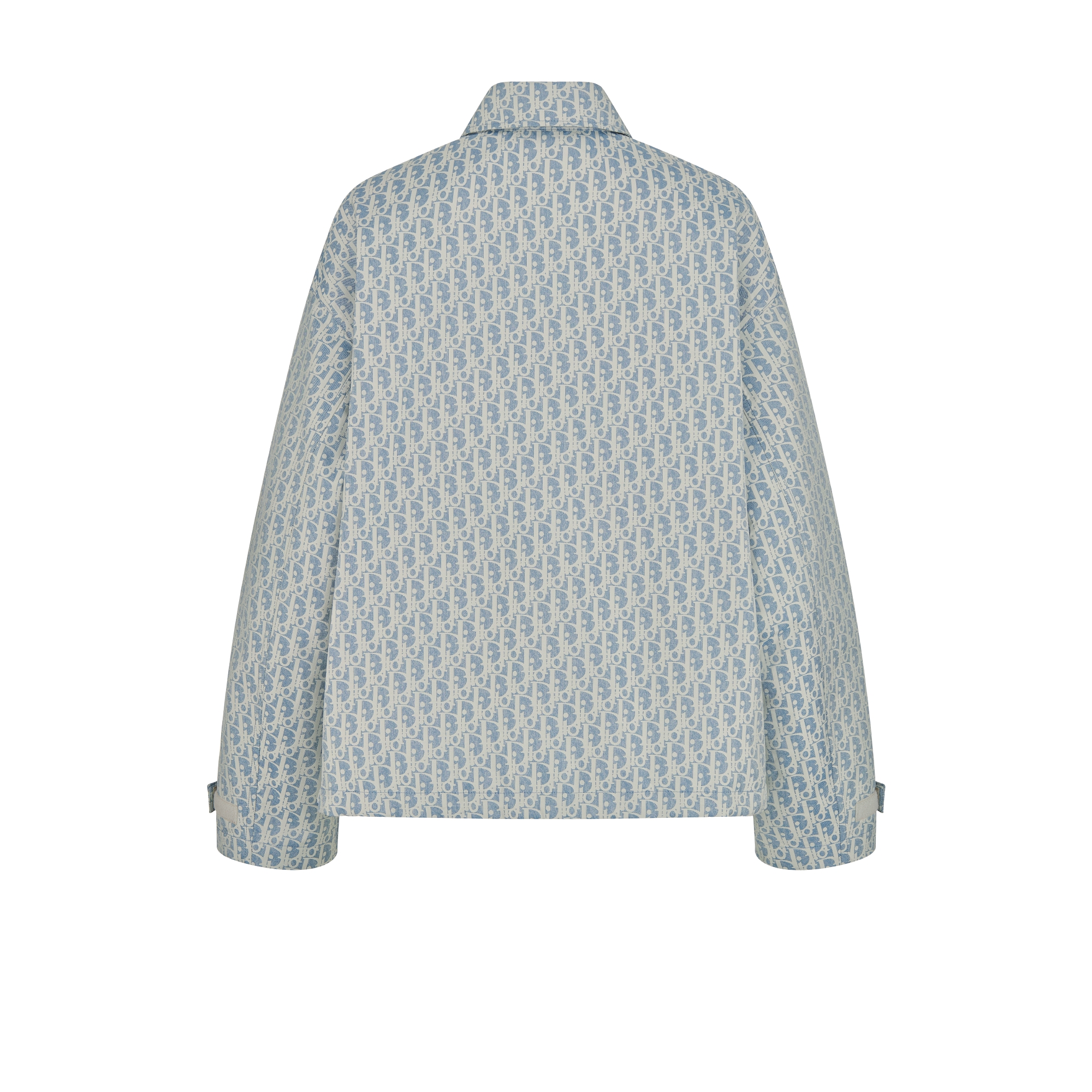 Dioriviera Jacket Blue and White Dior Oblique Jacquard Technical Taffeta E08