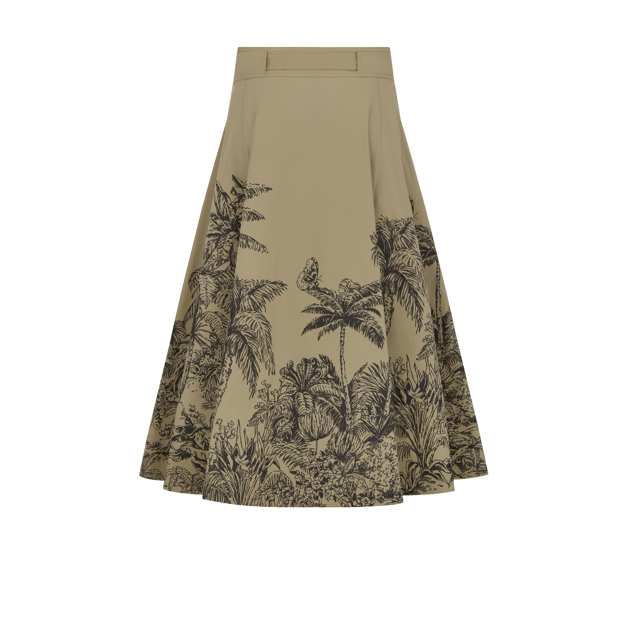 Dioriviera Mid-Length Belted Skirt