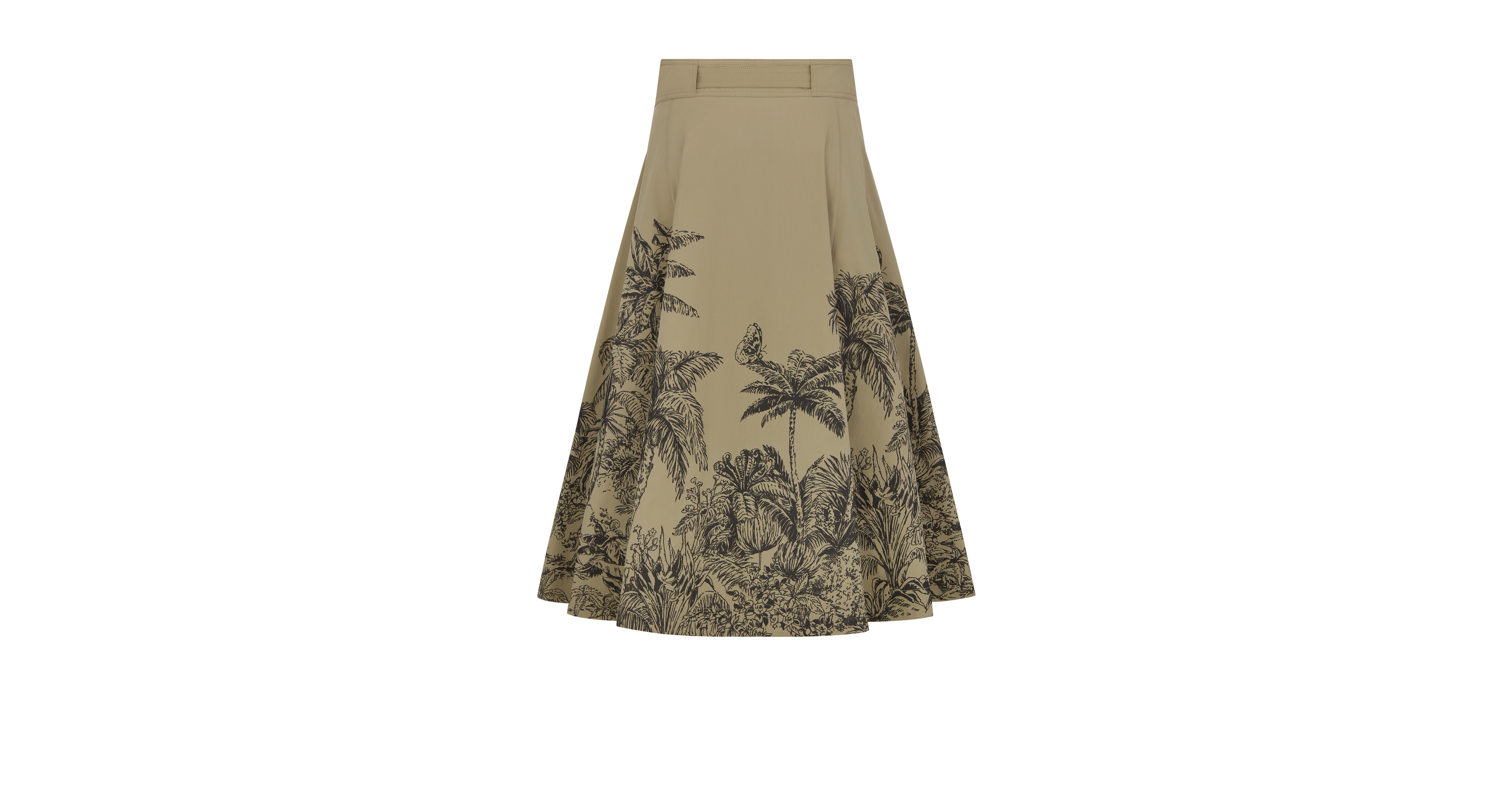 Dioriviera Mid-Length Belted Skirt