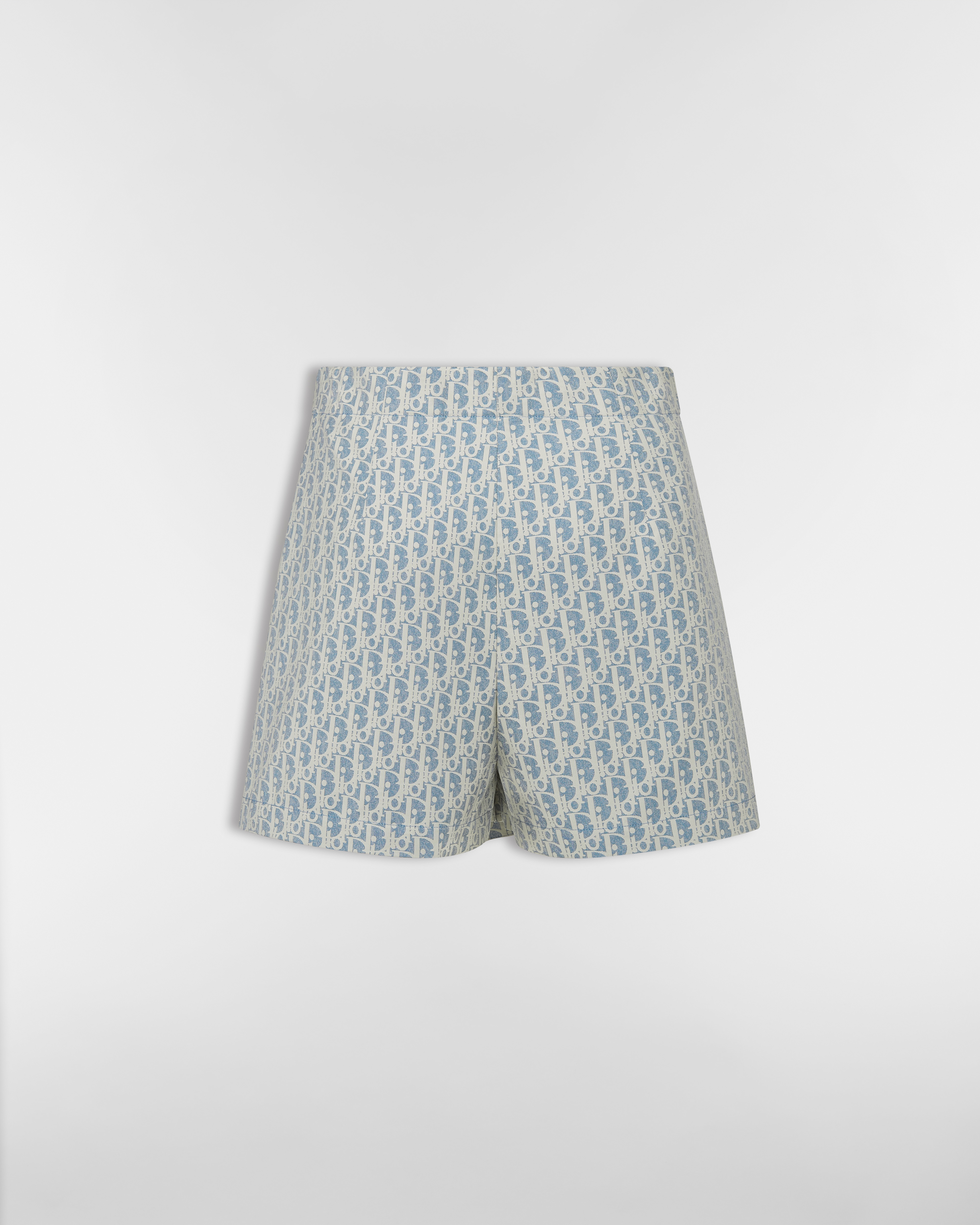 Dioriviera Skort Blue and White Dior Oblique Jacquard Technical Taffeta E08