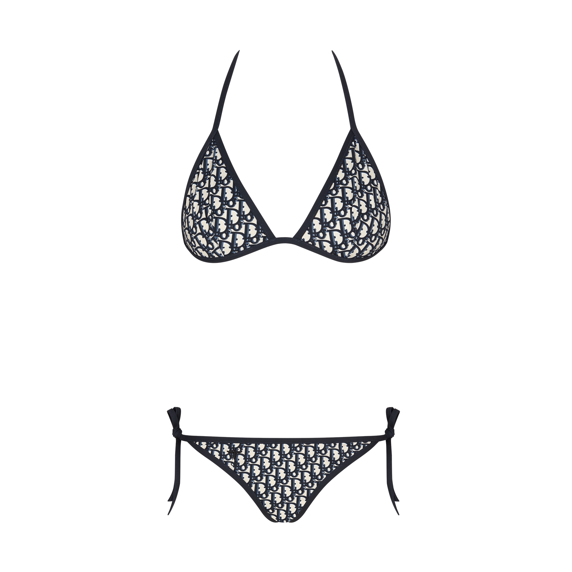Bikini Bottom Blue Dior Oblique Technical Fabric E09