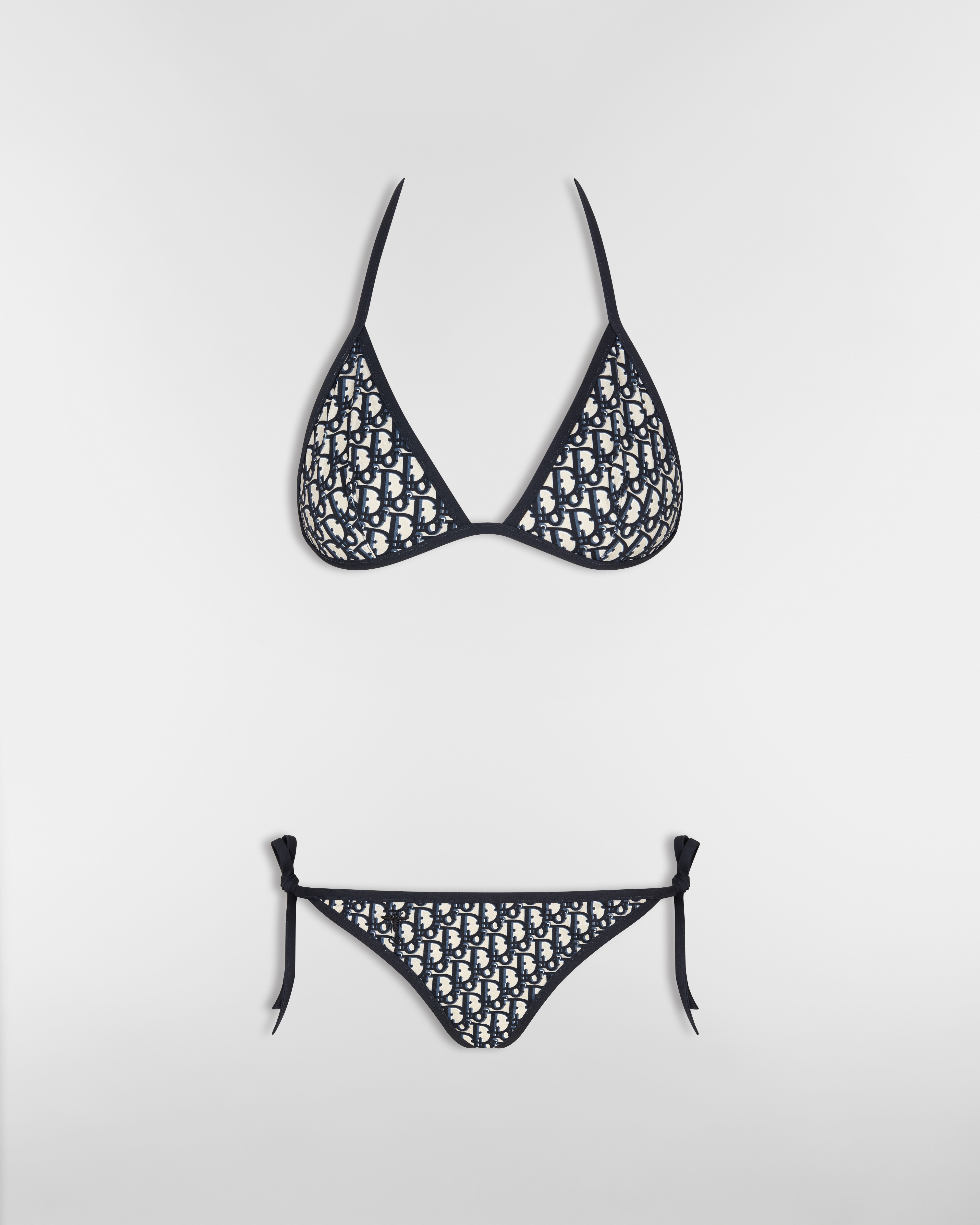 Bikini Bottom Blue Dior Oblique Technical Fabric E09