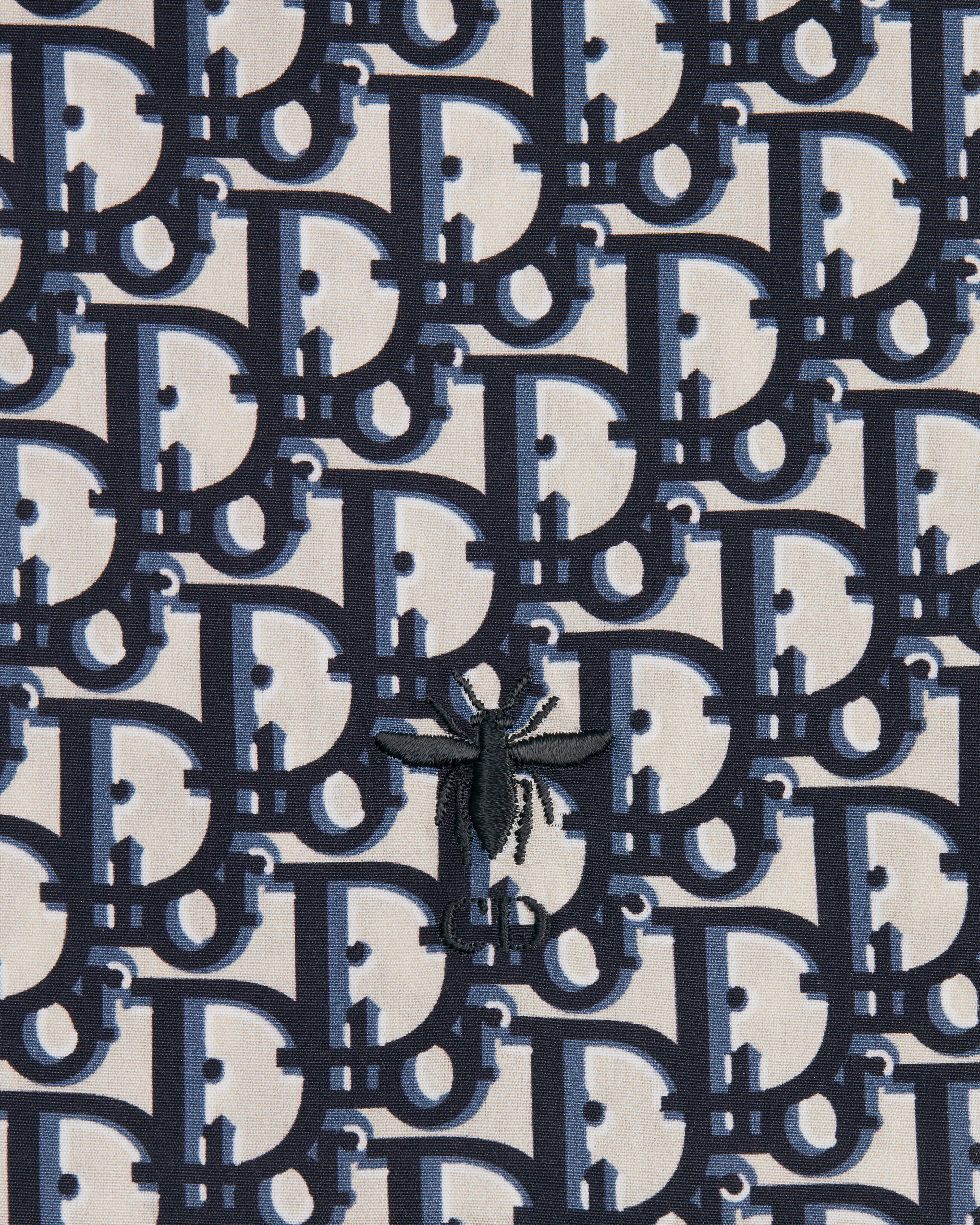 One-Piece Swimsuit Blue Dior Oblique Technical Fabric E09