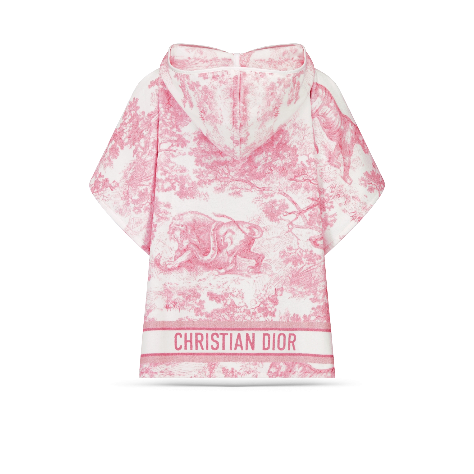 Dioriviera Toile de Jouy Sauvage Hooded Poncho