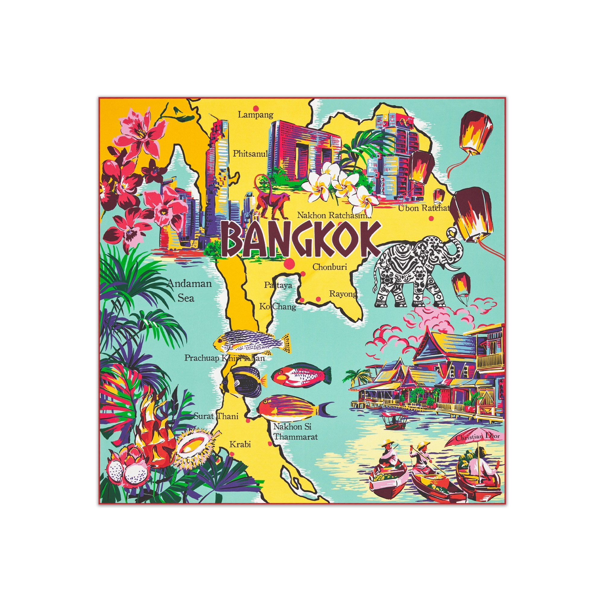 a*s様 新品ギフト包装！ Dior 70 シルク スクエアスカーフ　2024S DIOR | Designer Silk Scarves & Mitzah for Women