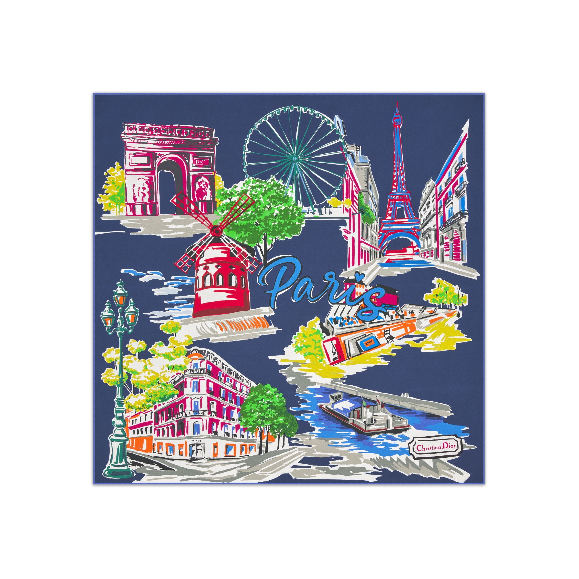 a*s様 新品ギフト包装！ Dior 70 シルク スクエアスカーフ　2024S a*s様 新品ギフト包装！ Dior 70 シルク スクエアスカーフ 2024S