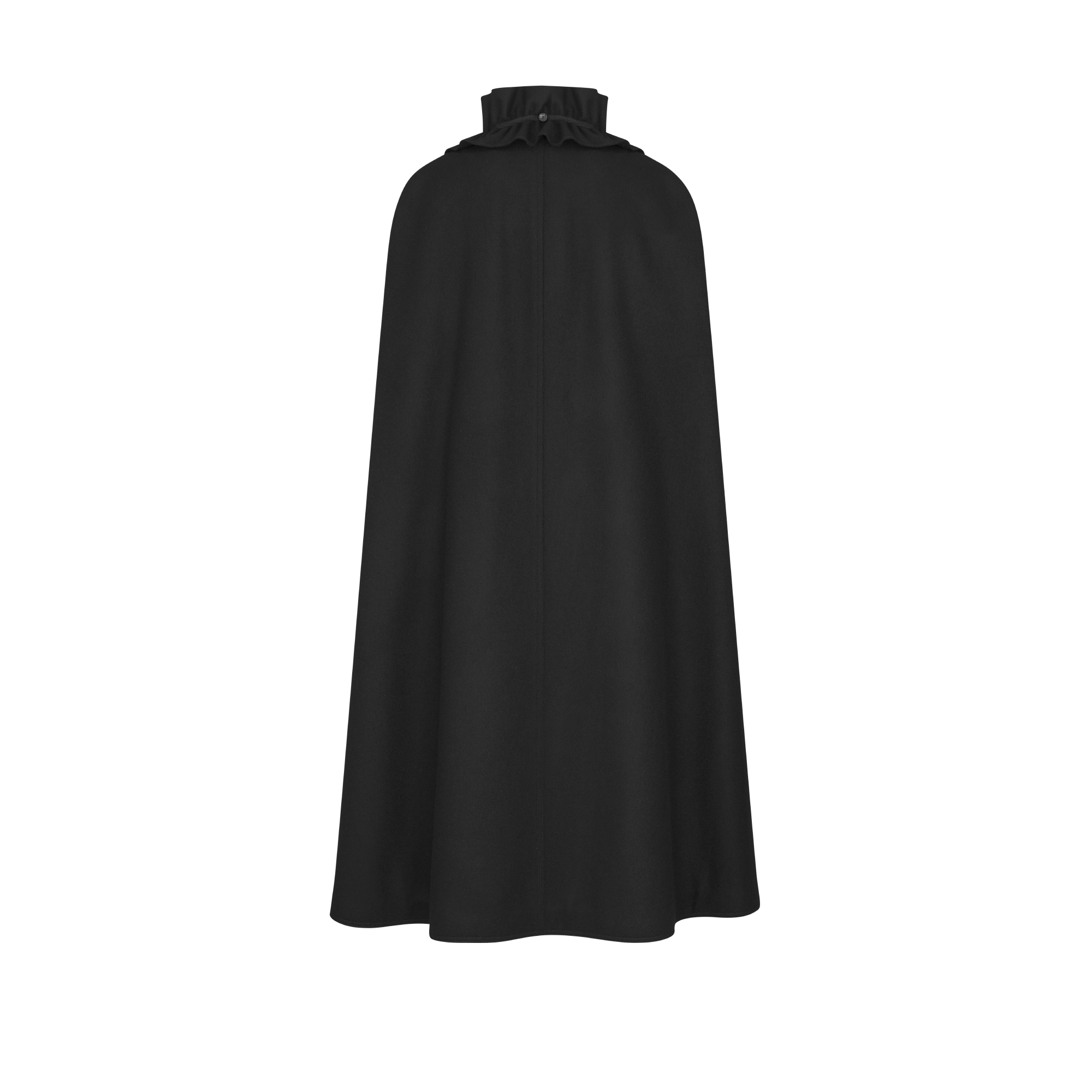 Cape with Removable Ruched Collar