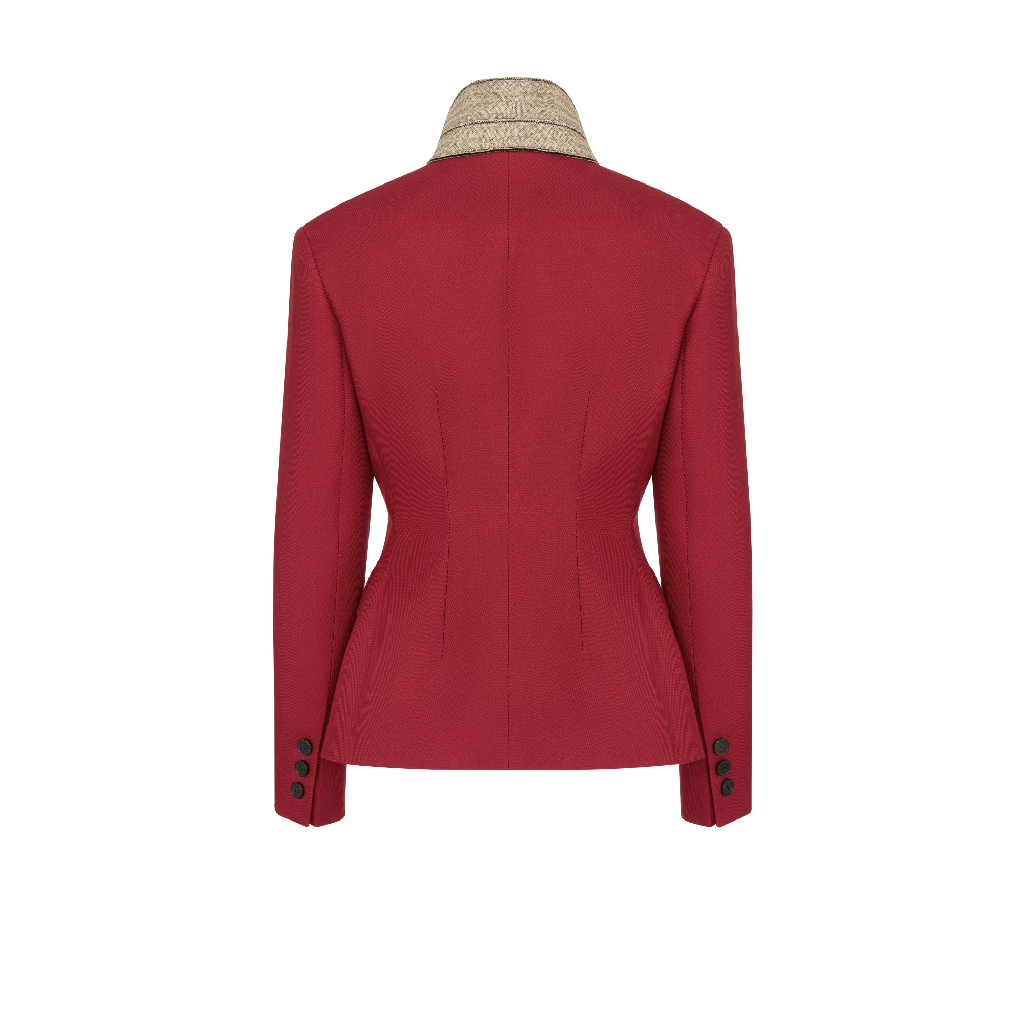 フィット ジャケット バージンウール & シルク グレインドプードル E08