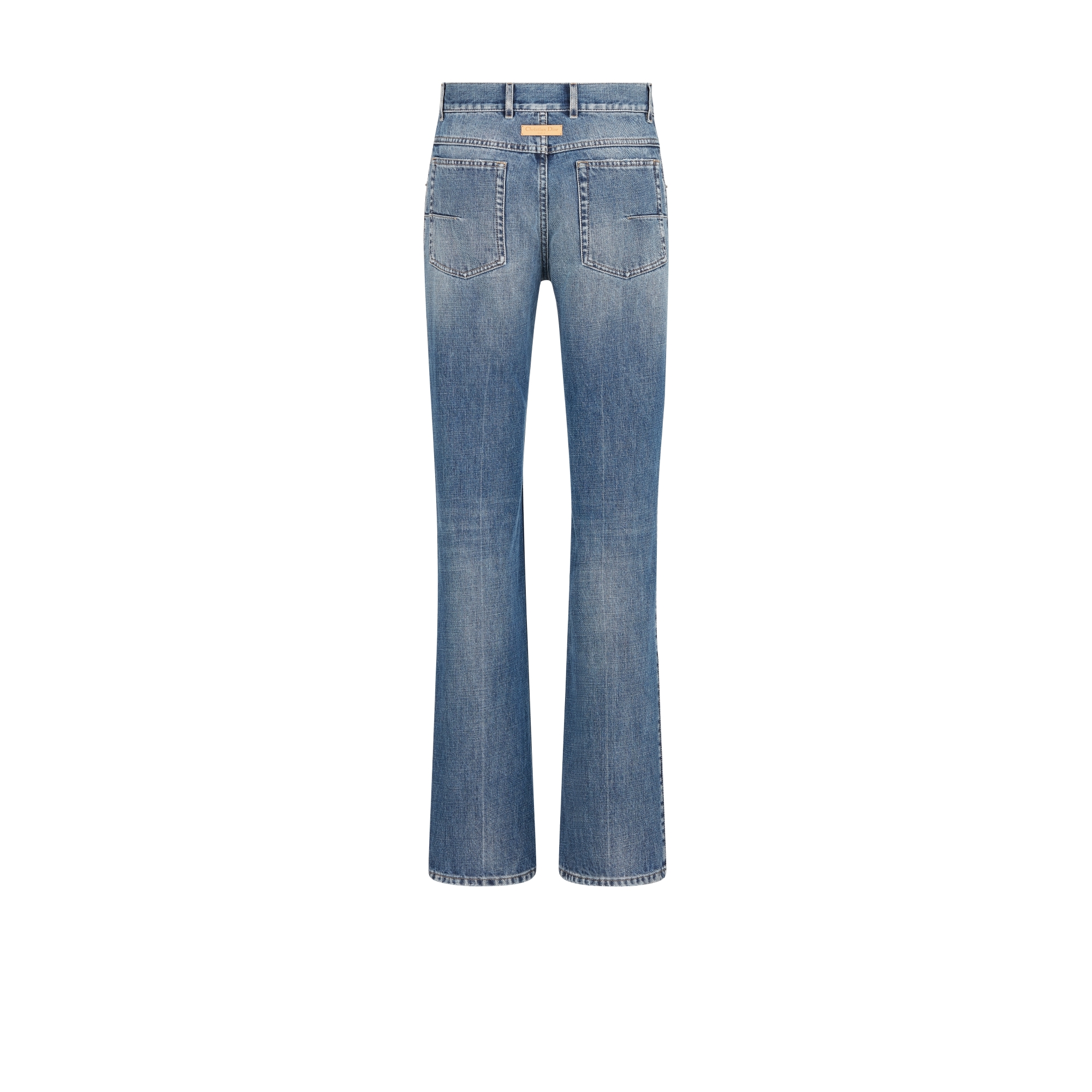 Regular-Fit Jeans Blue Stonewashed Cotton Denim E08