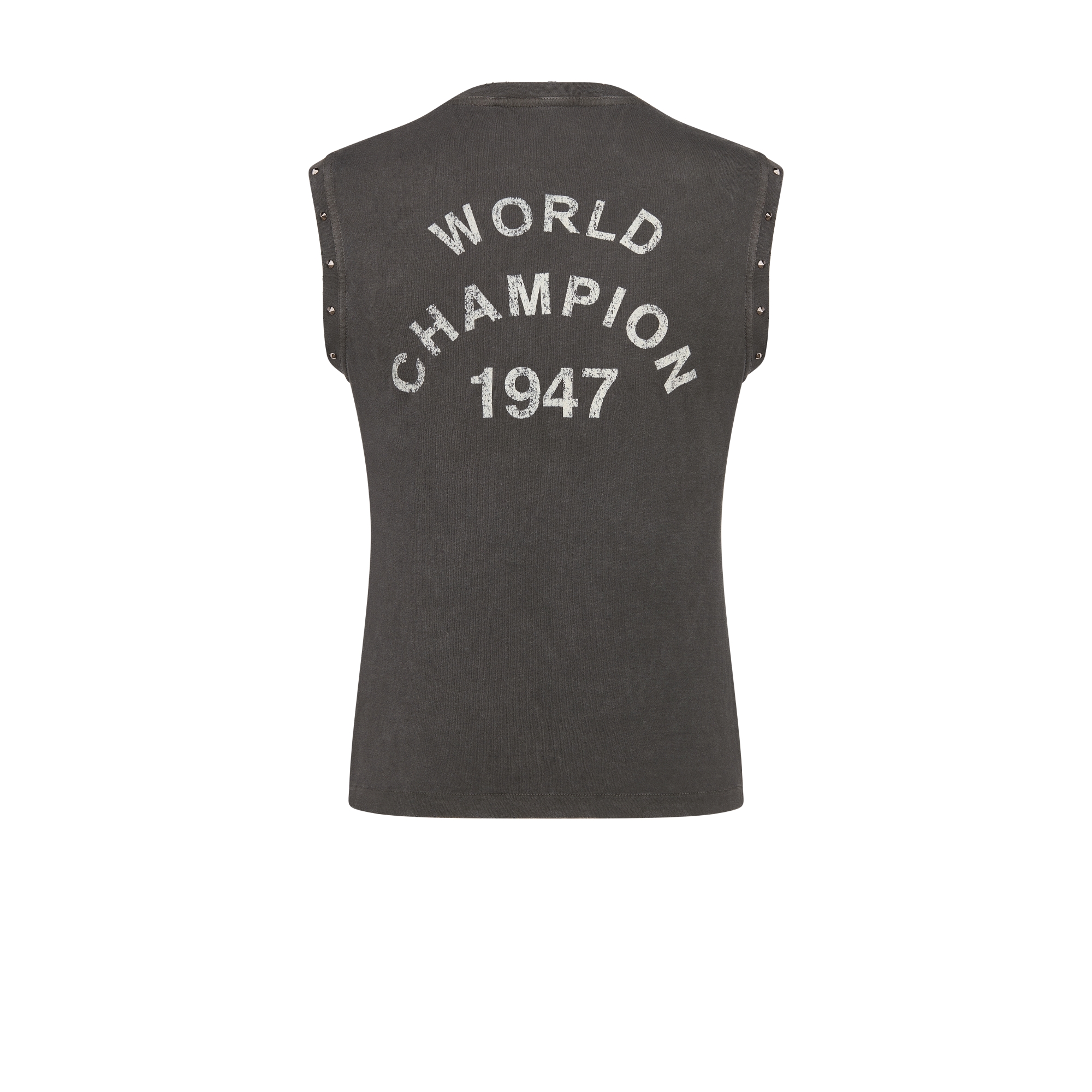 J'Adore Dior Tank Top Gray Cotton Jersey E08