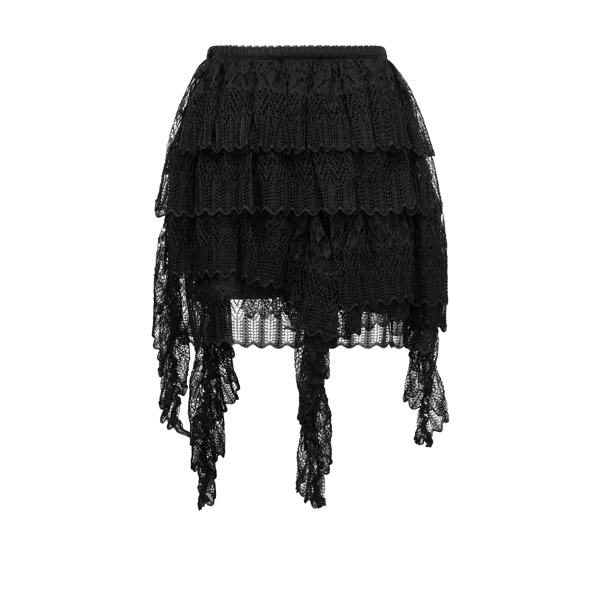 Ruffled Miniskirt