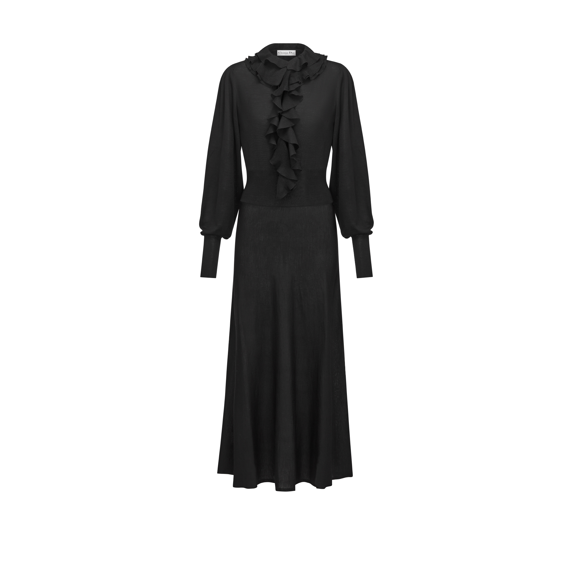 Dior ディオール ブラック クロスストラップ パーティードレス Dior