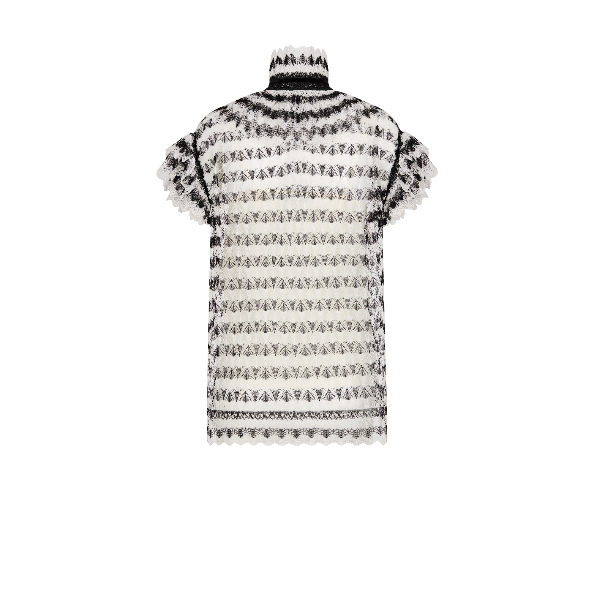 Dior Marinière Short-Sleeved Sweater with Removable Collar