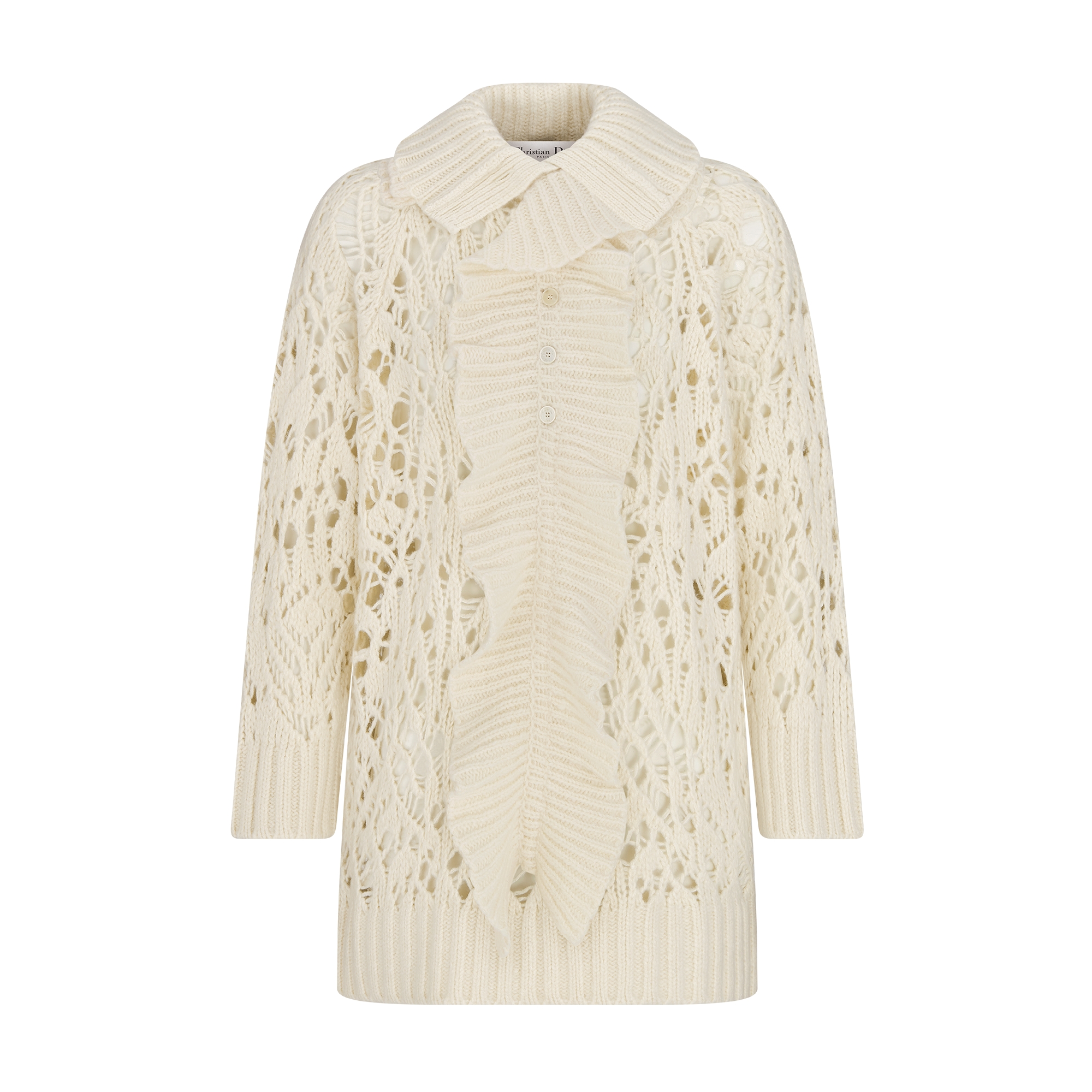 Sweater with Removable Ruched Collar
