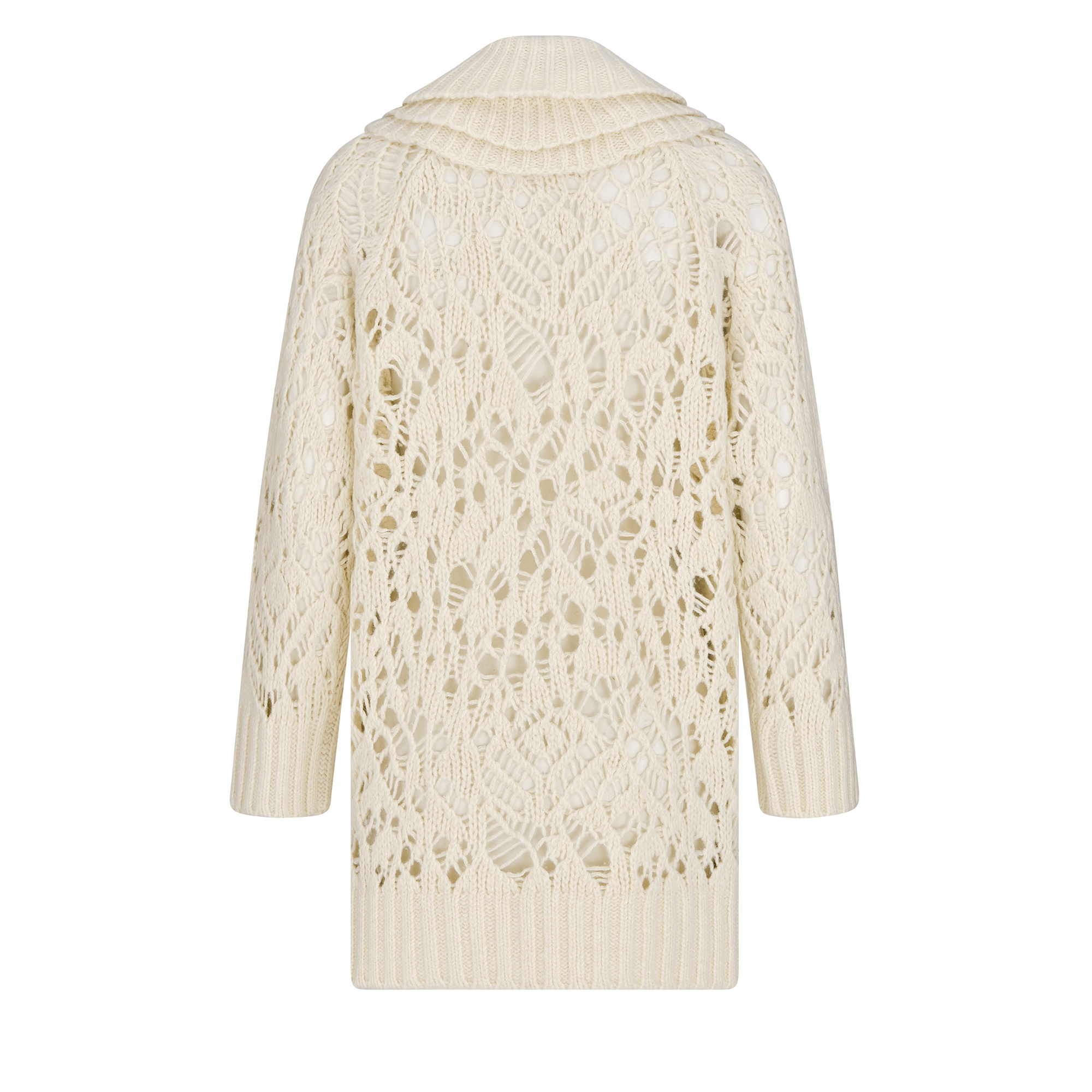 Sweater with Removable Ruched Collar