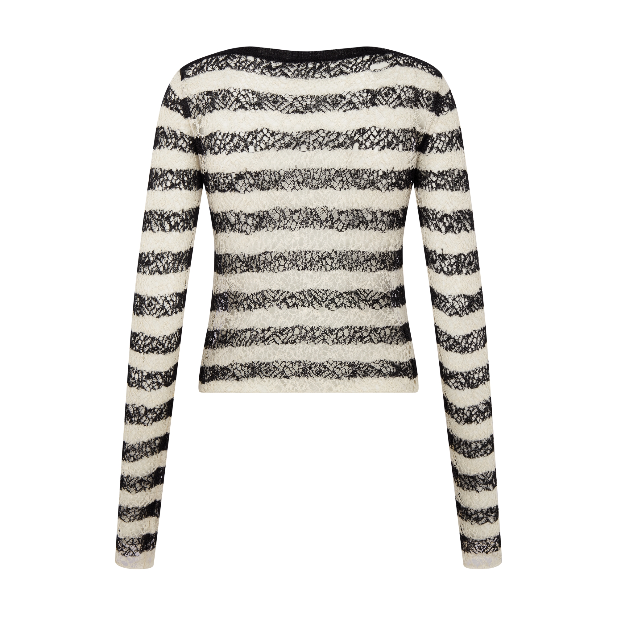 Dior Marinière Ruffled Sweater