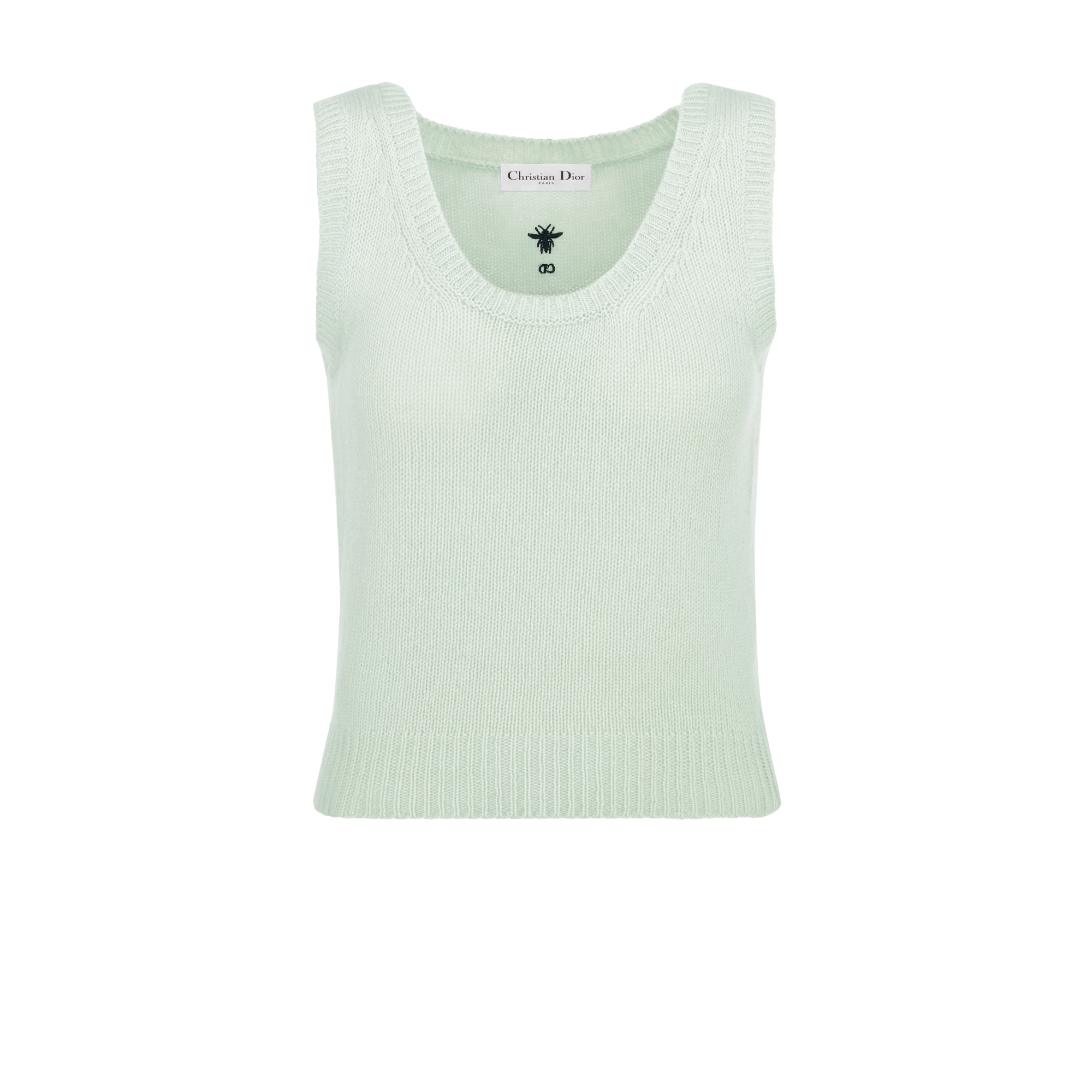 Twinset Gebreid van zeegroen kasjmier E10