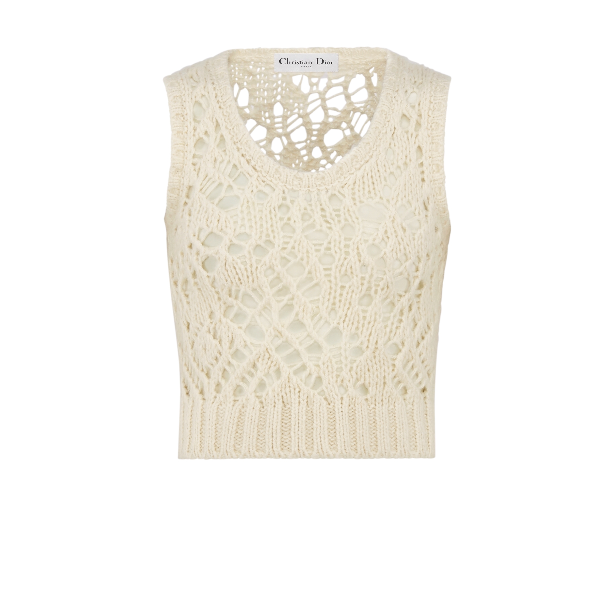 希少✨ディオール ガリアーノ期 カットソー シルク カシミヤ オフショルダー Christian Dior(クリスチャンディオール) 刺繍 ジョンガリアーノ