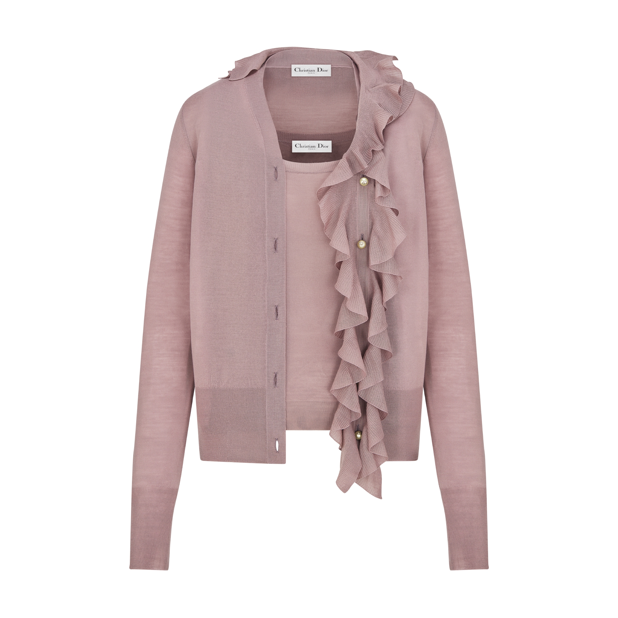 Christian Dior ディオールピンクのカーディガン サイズ9 Christian