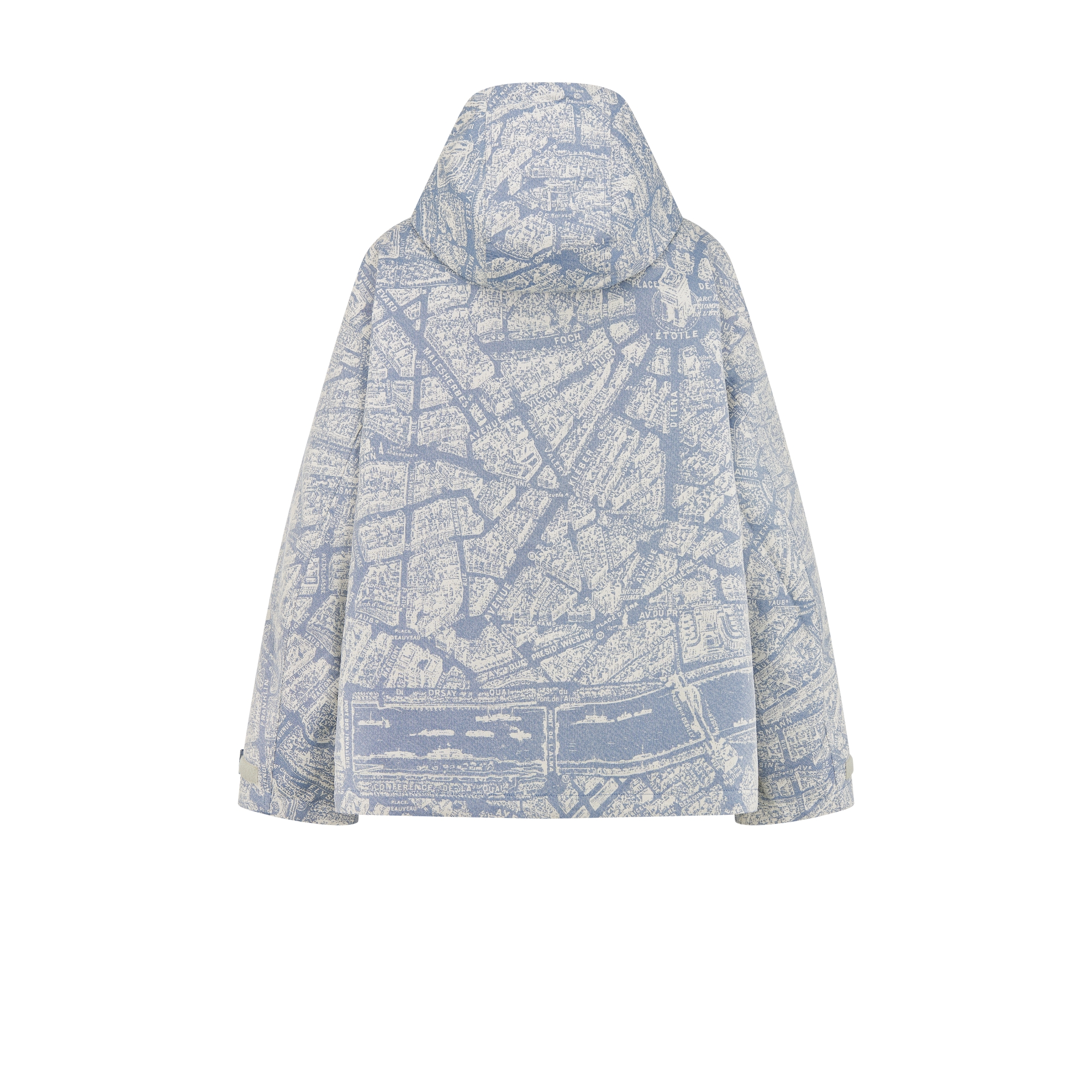 ウォータープルーフ ジャケット Plan de Paris ジャカード テクニカル タフタ E08