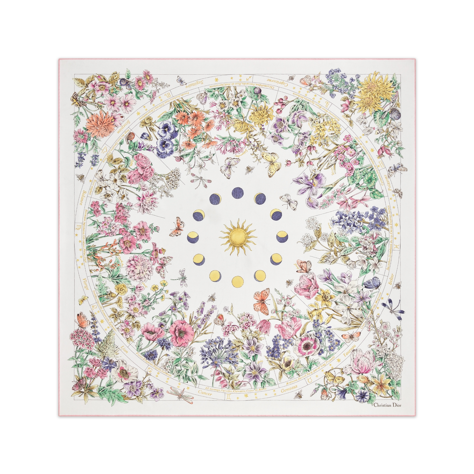 すみ様 Christian Dior 花柄 ミッツァ 専用ケース付き Christian