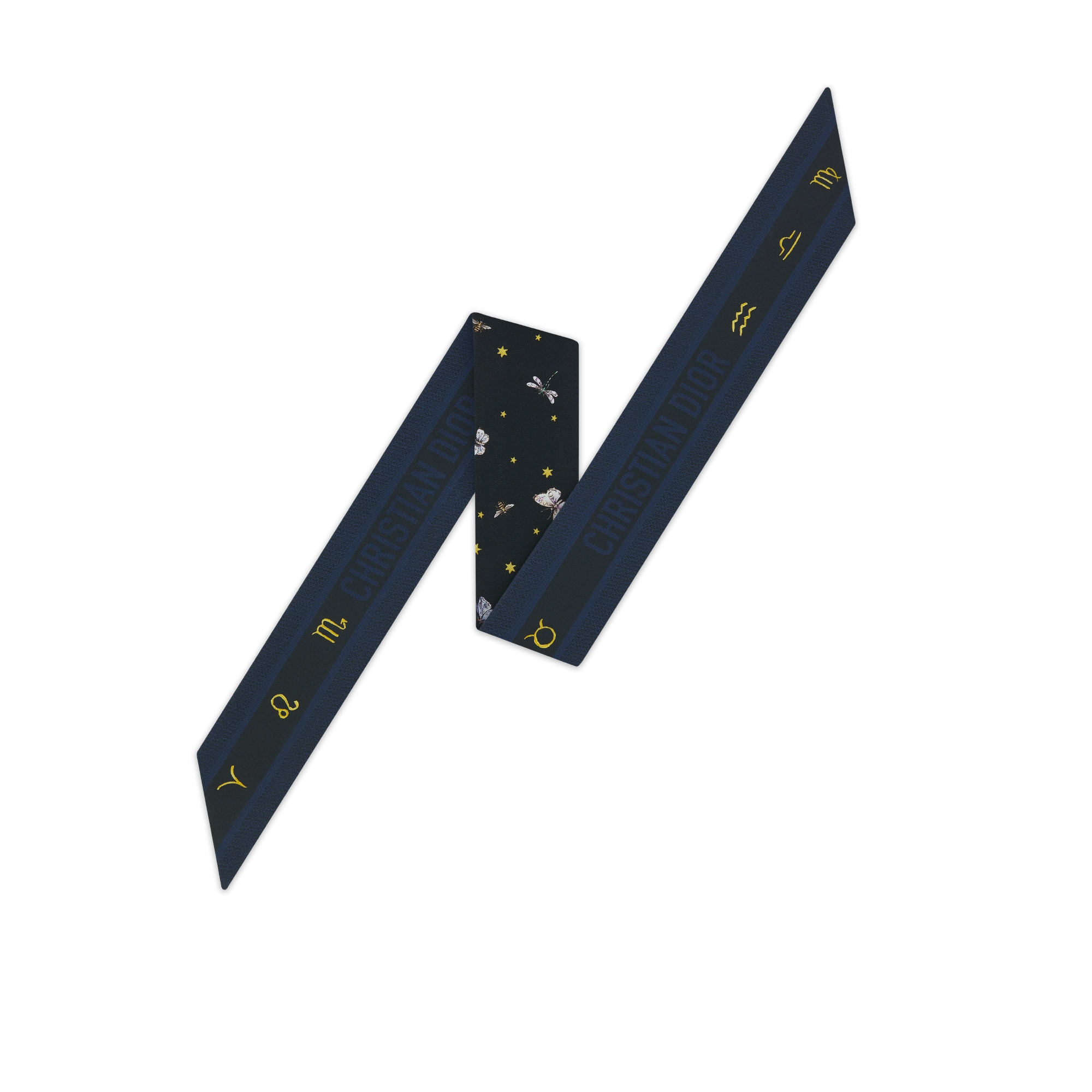 Dior Astral Flowers ミッツァ スカーフ シルクツイル E08