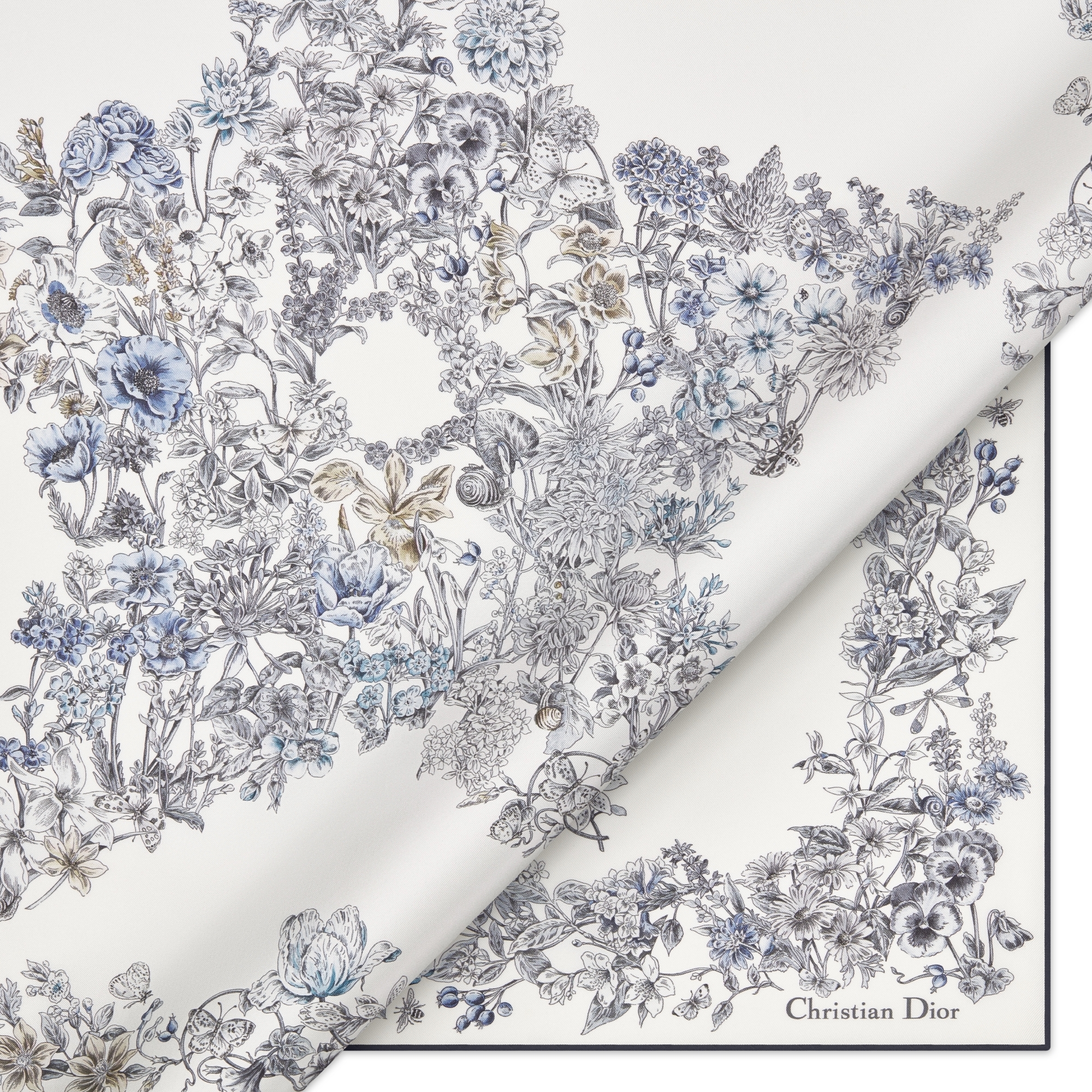 Dior Star 70 スクエアスカーフ シルクツイル E09