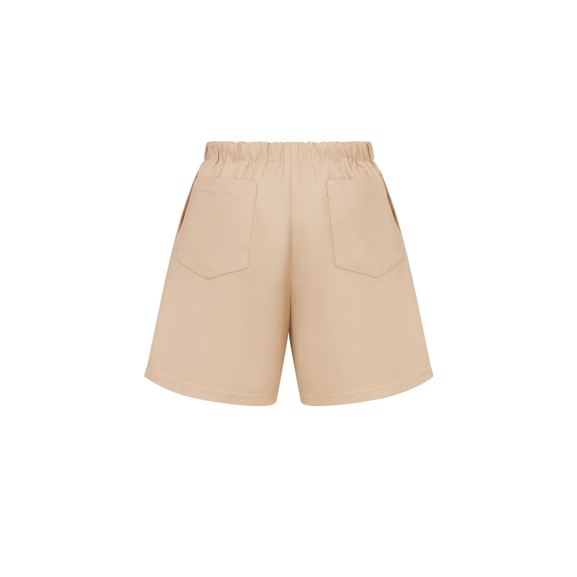 Bermuda Shorts with Elastic Waist