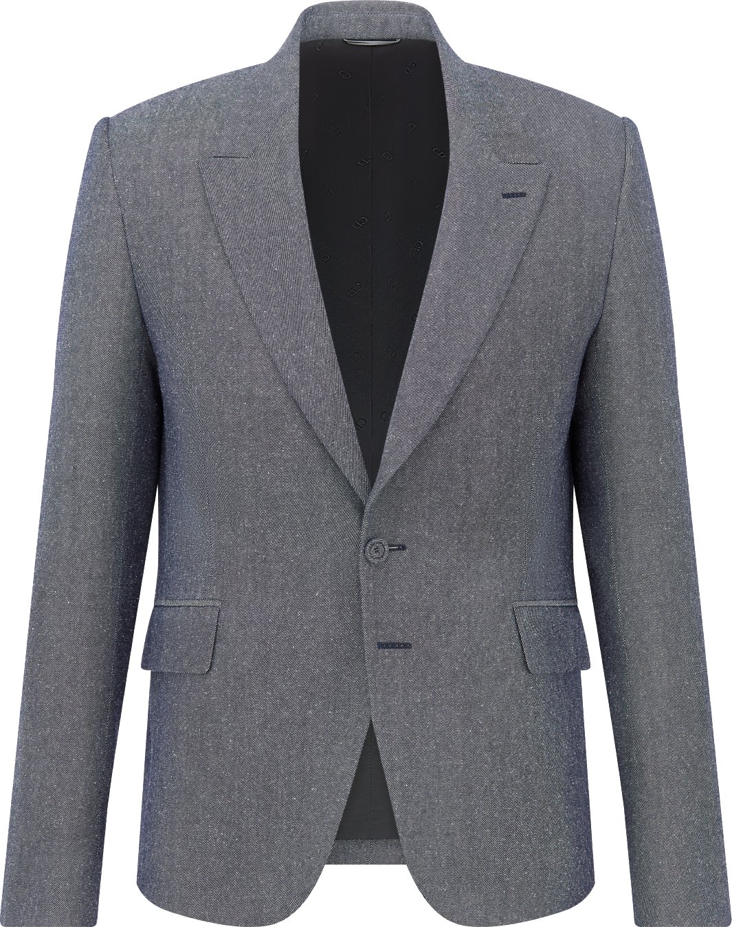 Jacket with Rounded Closure Front view Front view
