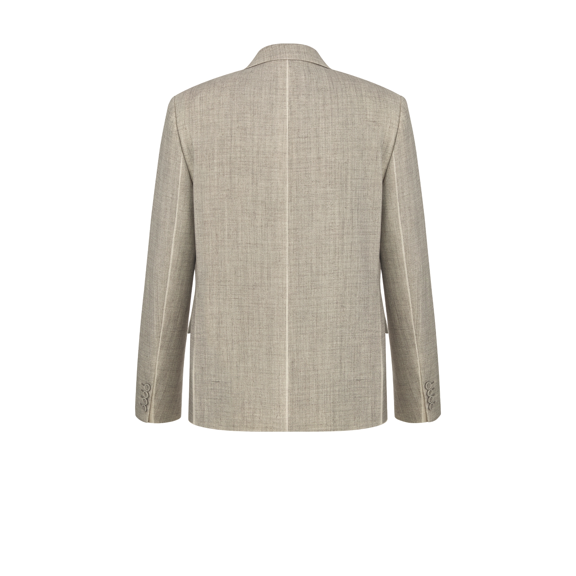 Jacket with Resist-Printed Lines