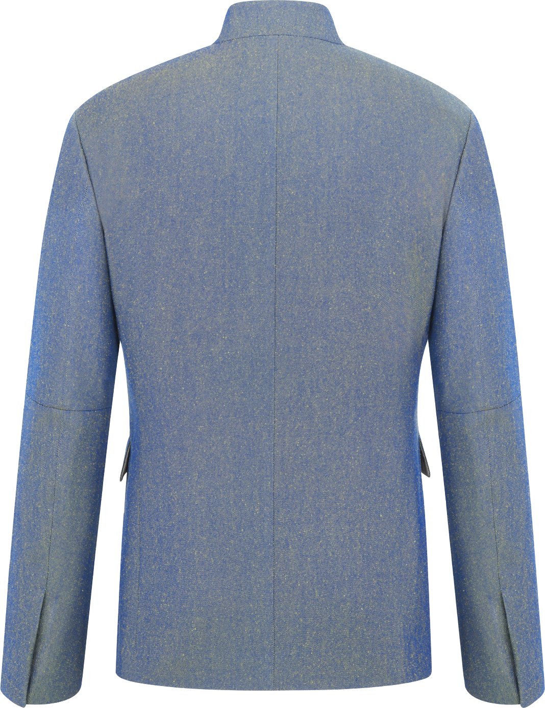 Jacket with Buttoned Collar Back view