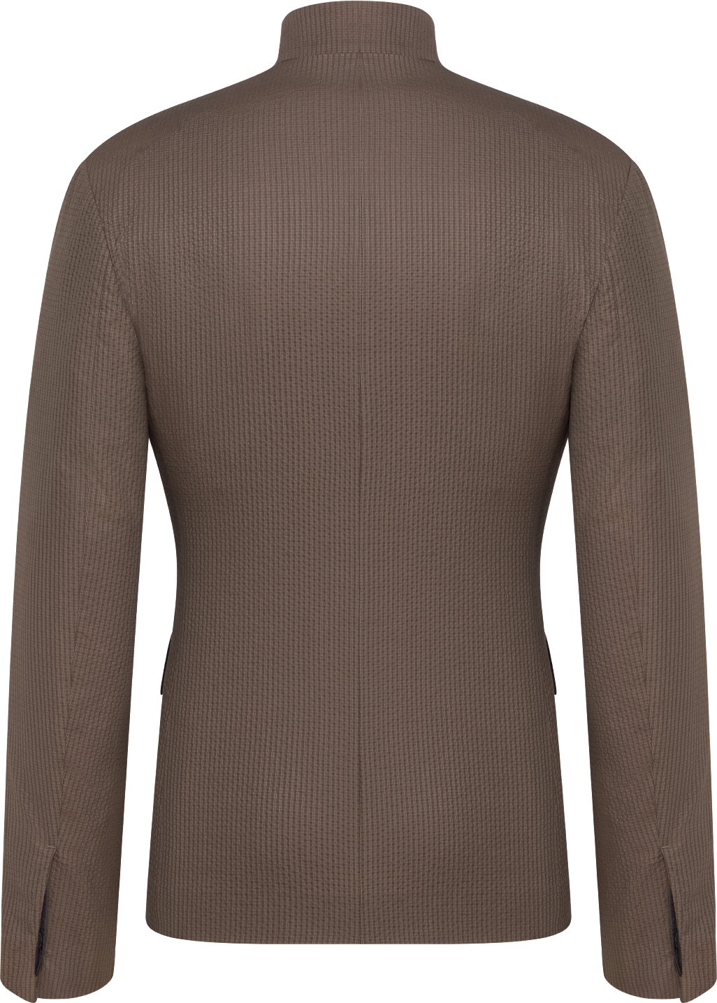 Jacket with Buttoned Collar Back view