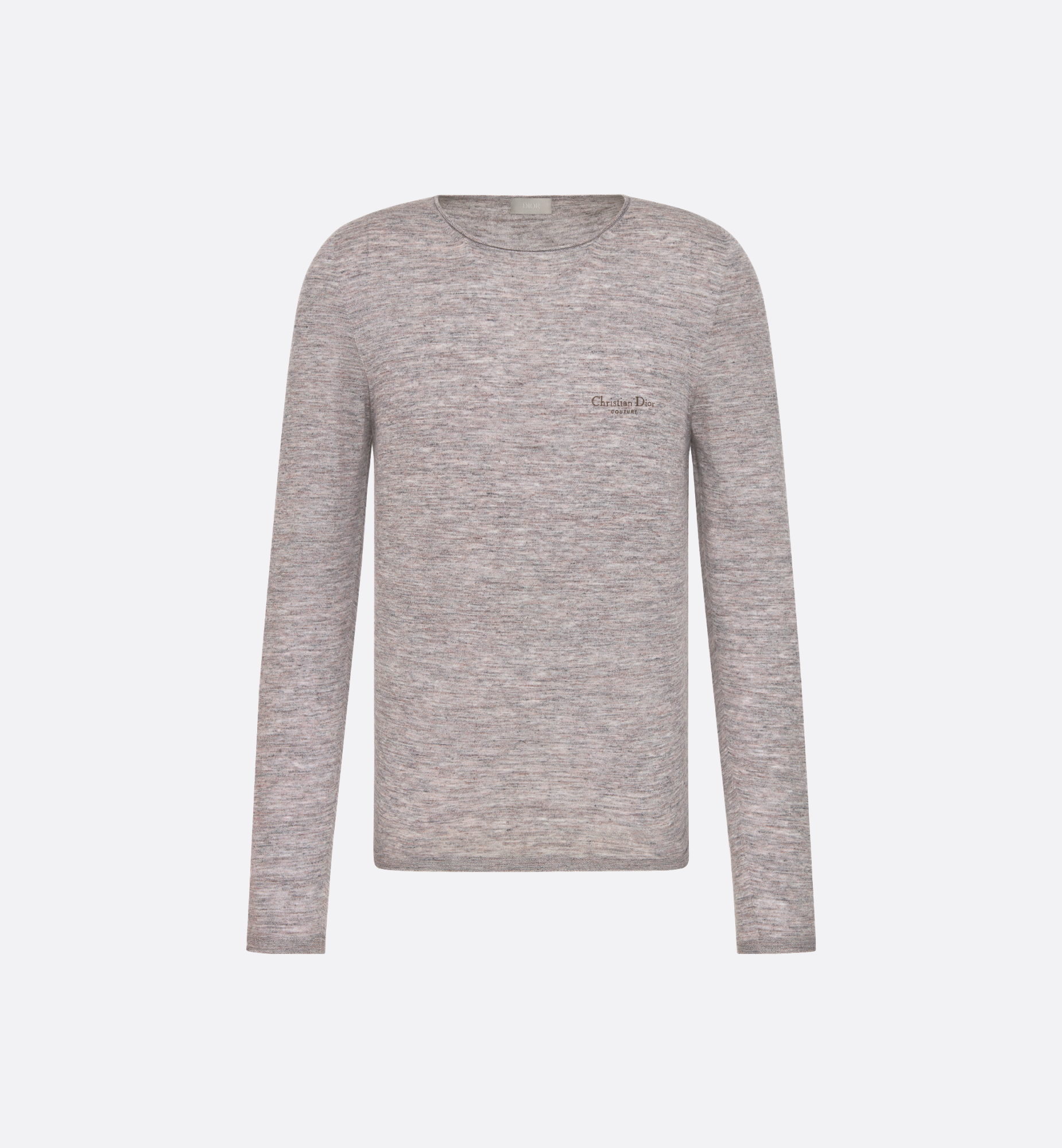 Sweater Brown Cashmere, Silk and Linen Jersey | DIOR Sweater Brown Cashmere, Silk and Linen Jersey | DIOR