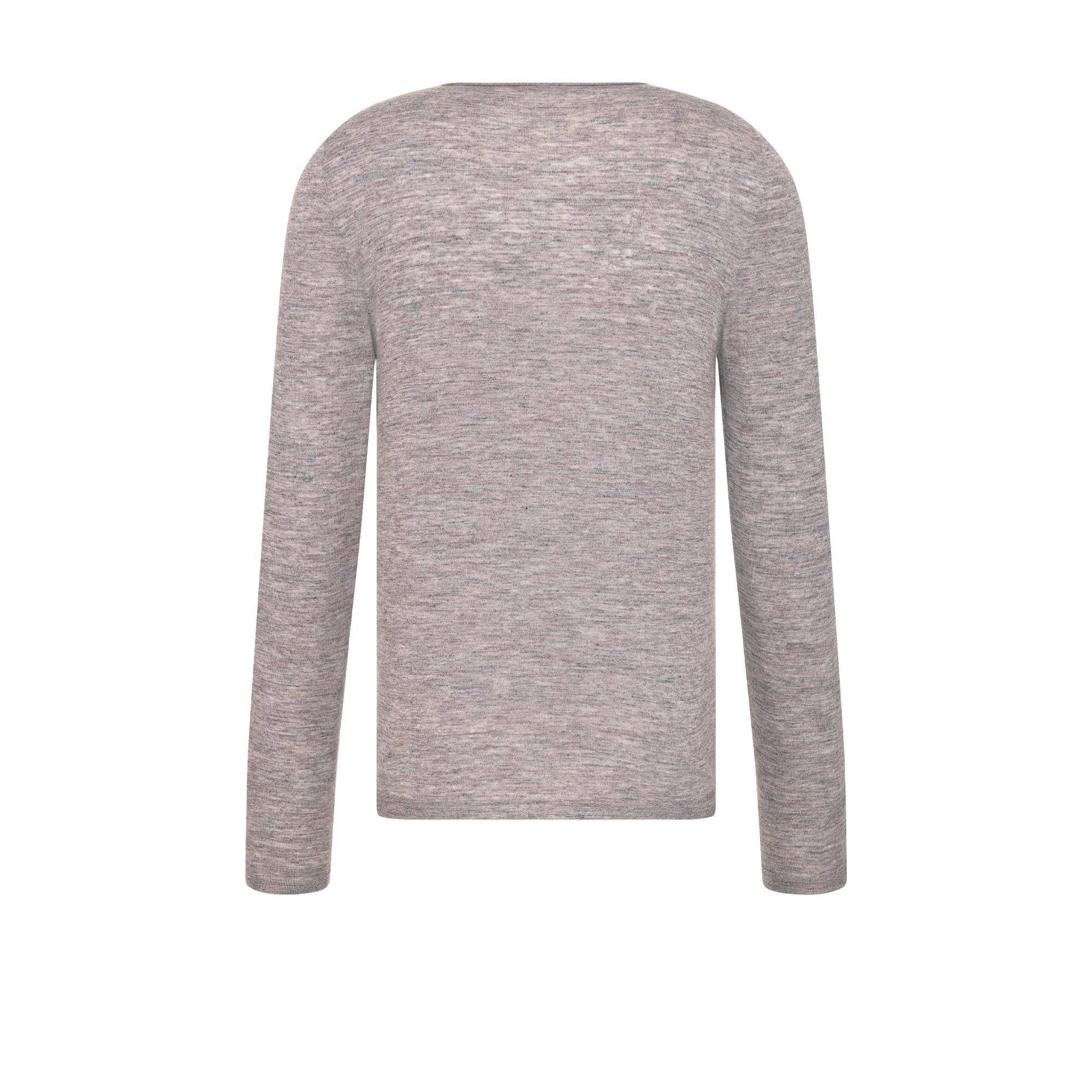 Sweater Brown Cashmere, Silk and Linen Jersey E08