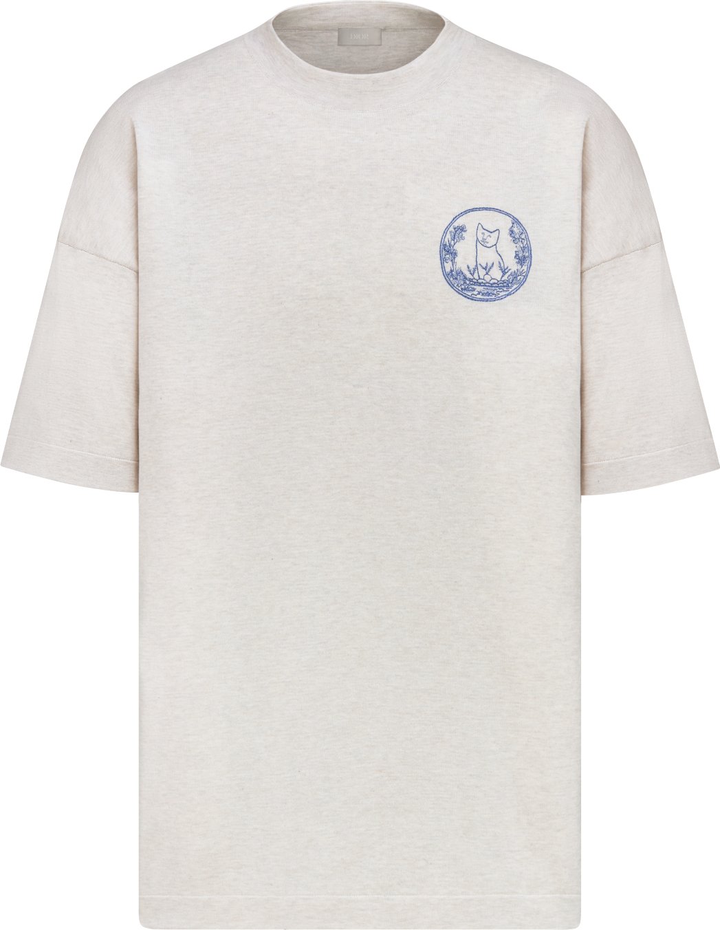 DIOR AND HYLTON NEL Knit T-Shirt, Oversized Fit aria_man_viewcode_e01