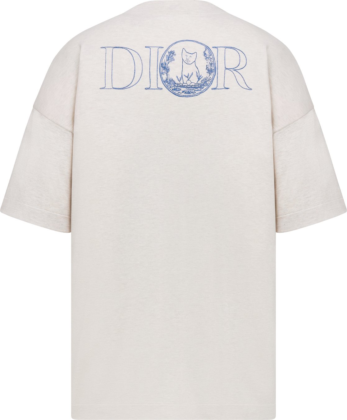 DIOR AND HYLTON NEL Knit T-Shirt, Oversized Fit Back view