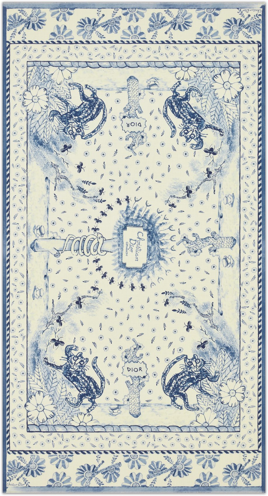 DIOR AND HYLTON NEL Stole Unfolded view