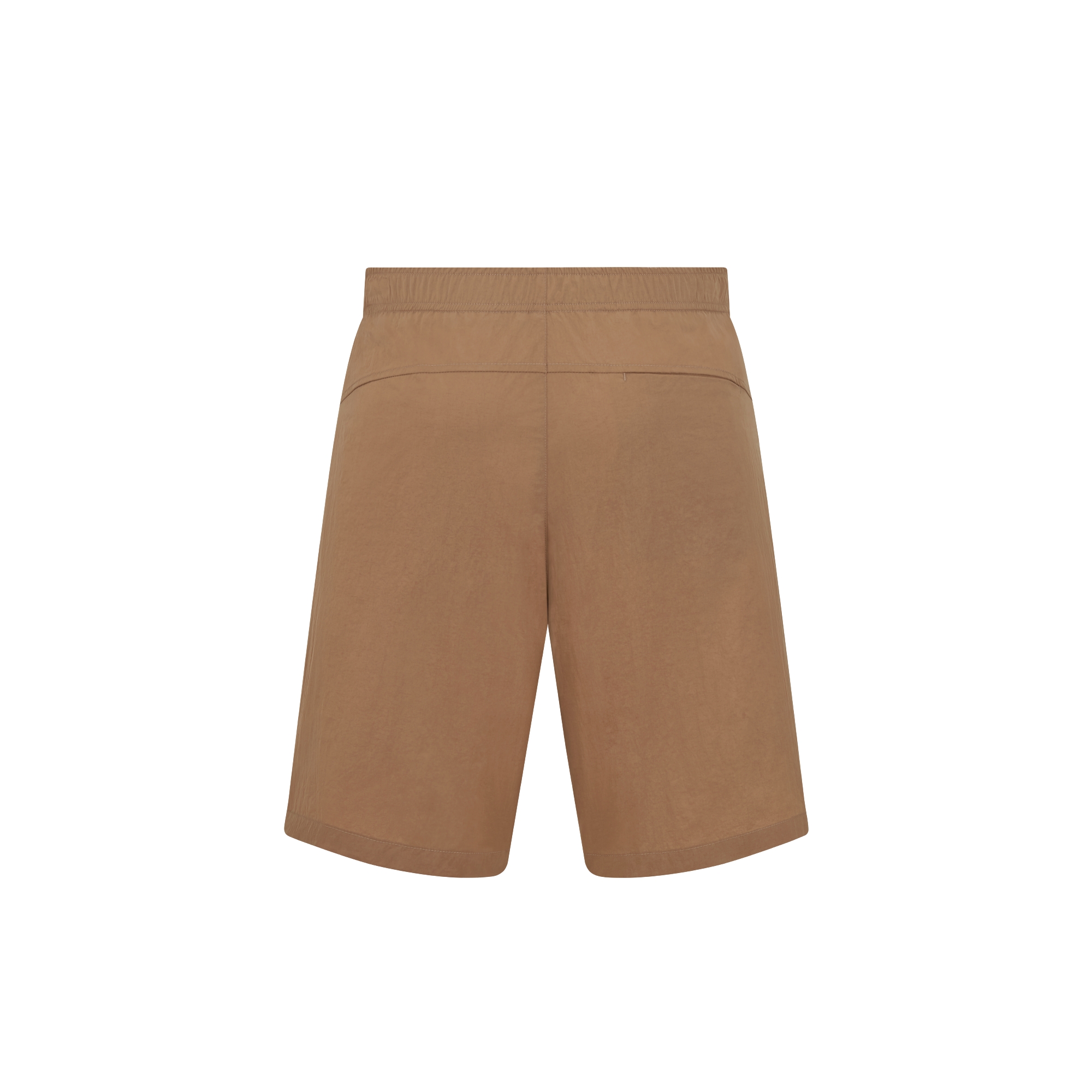 Shorts with Dior Buckle Brown Technical Fabric | DIOR