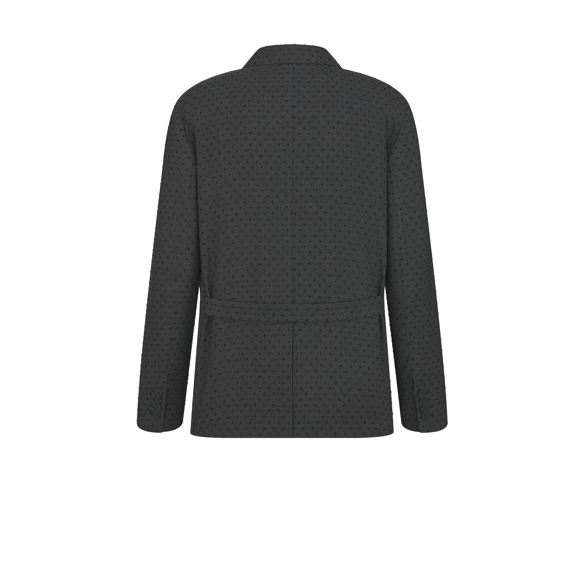 ジャケット バージンウール & アルパカ ジャカード E08