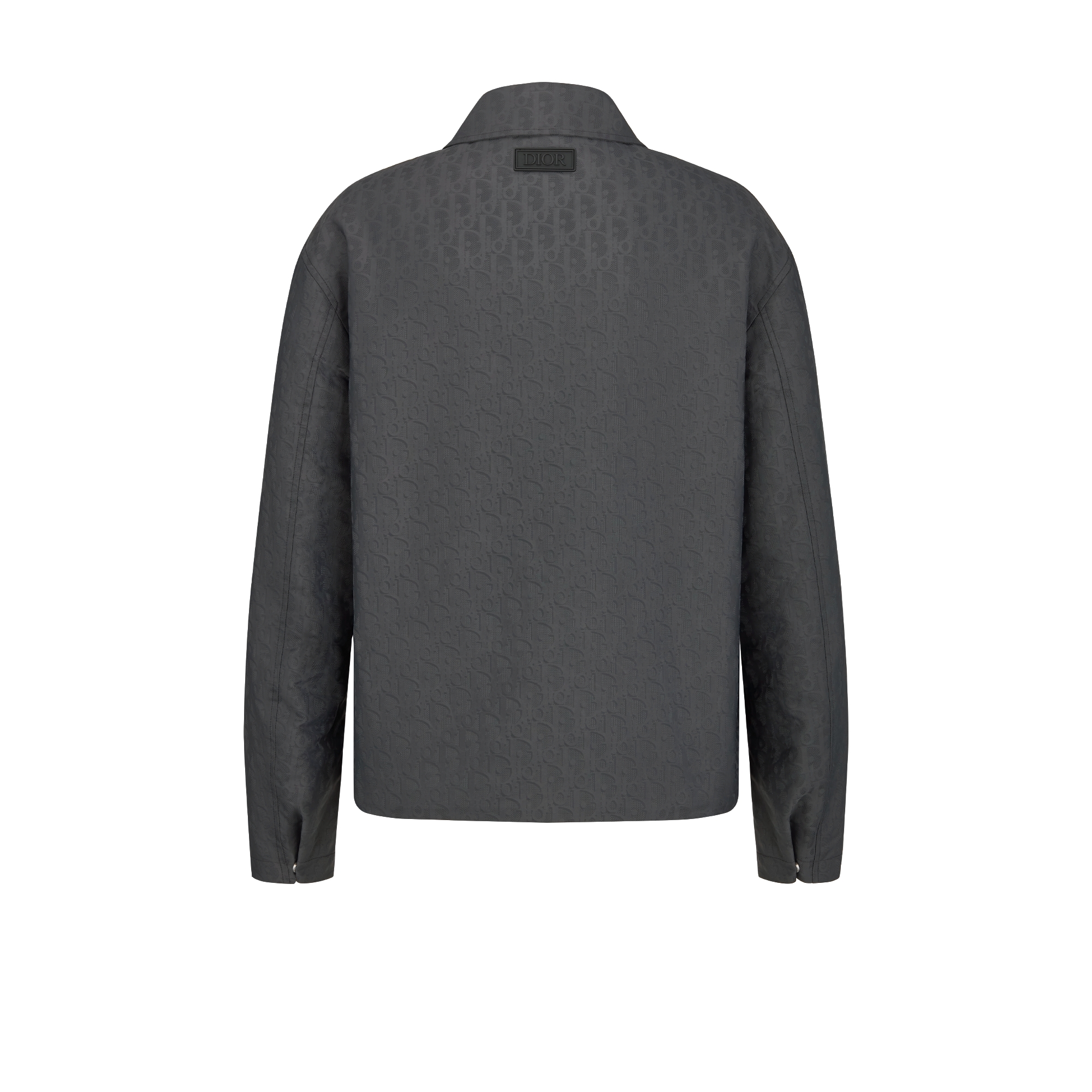 Dior Oblique Blouson Jacket Gray Technical Jacquard E08