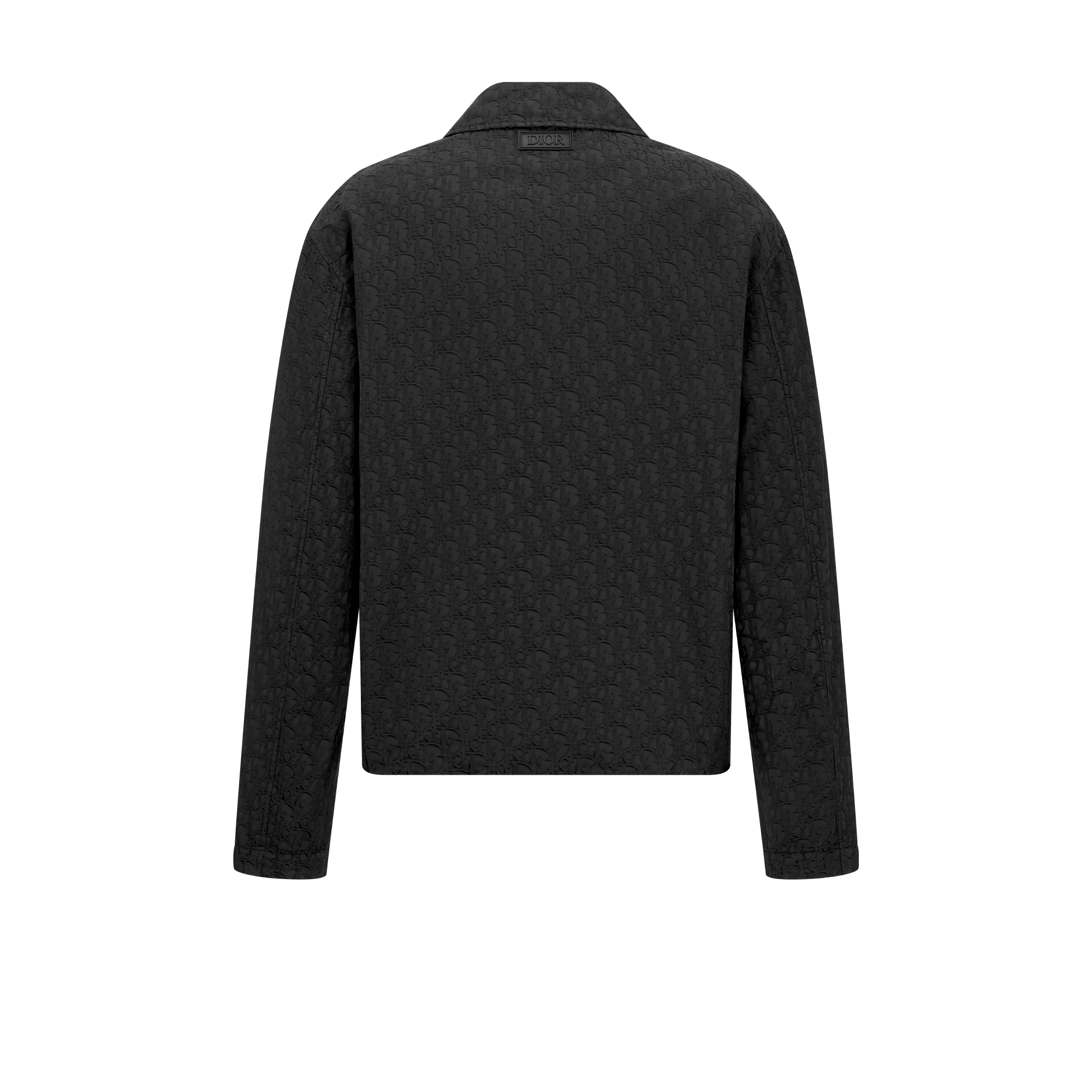 Blouson Dior Oblique Jacquard de coton mélangé gris foncé E08