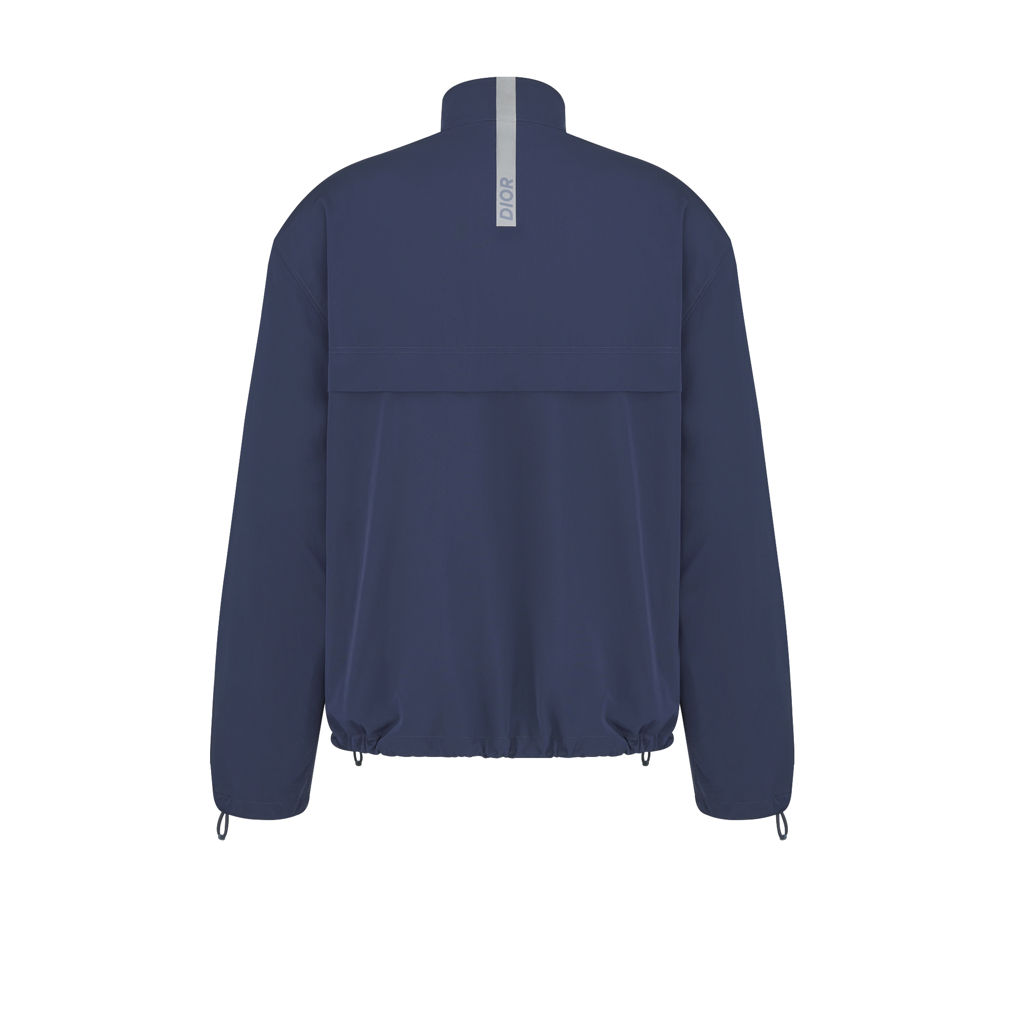 Zipped Shirt with CD Diamond Embroidery
