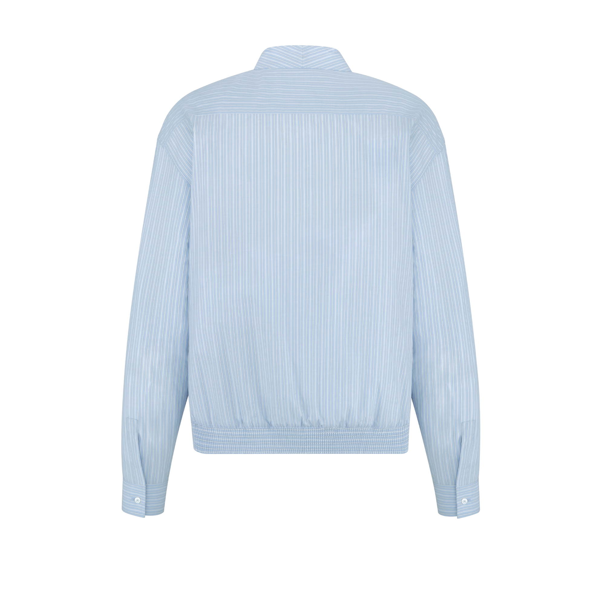 Zipped Shirt with Christian Dior Couture Lily of the Valley Embroidery