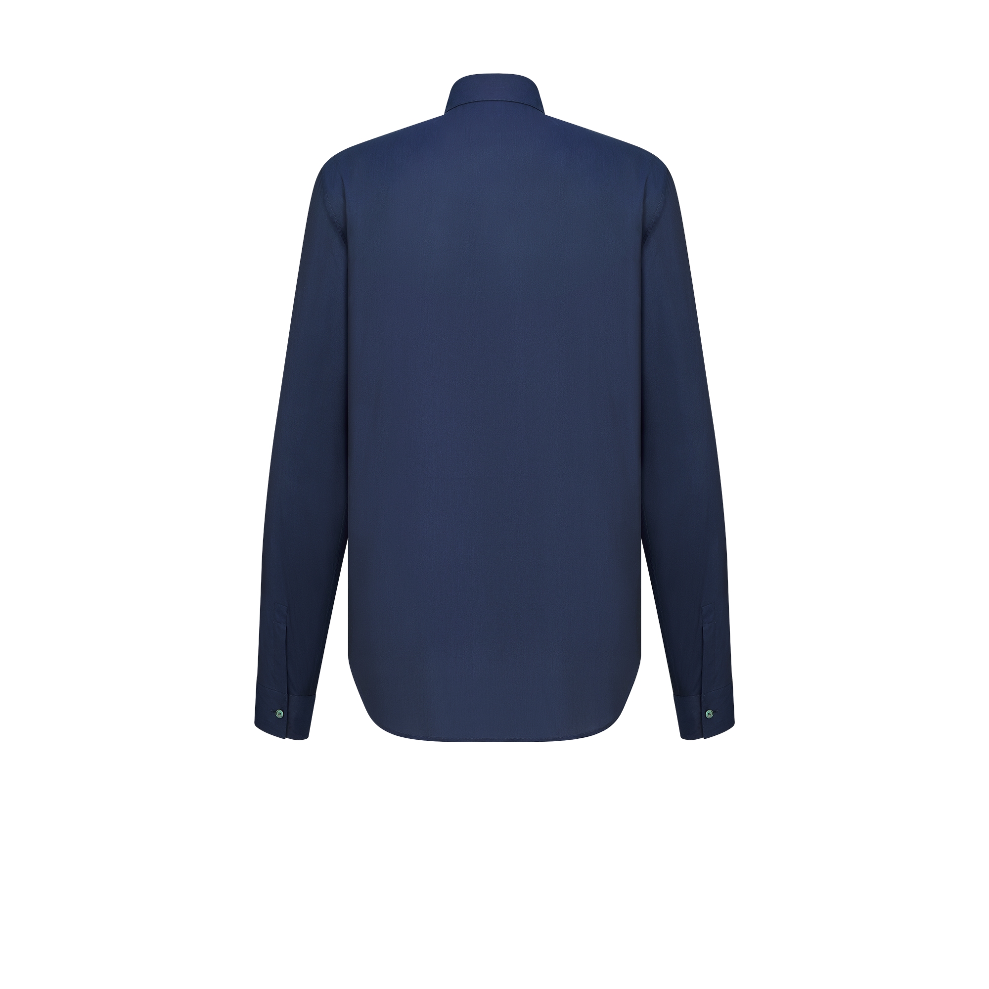 Classic Shirt Navy Blue Cotton and Silk | DIOR