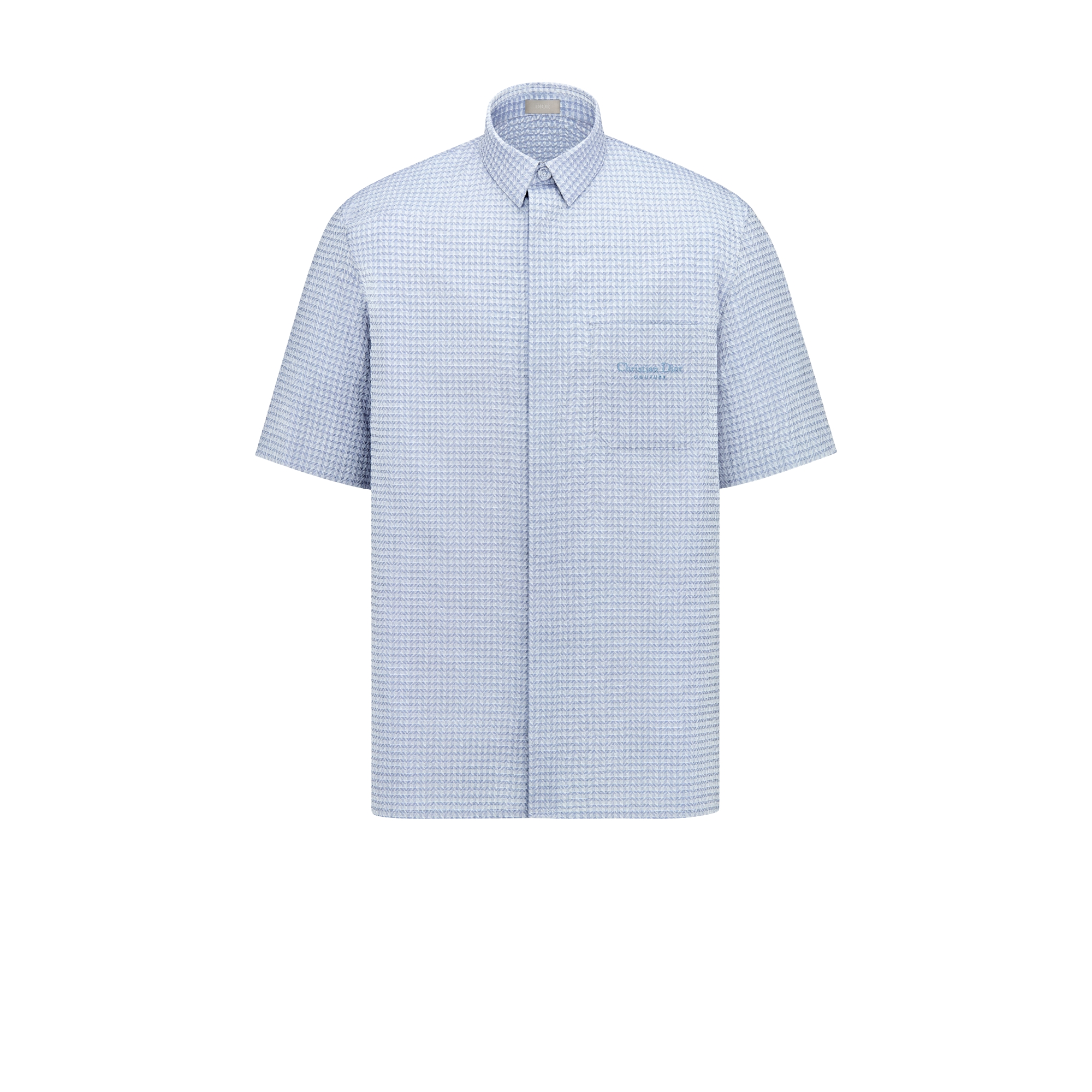 ショートスリーブ シャツ シルクブレンド シアサッカー E01