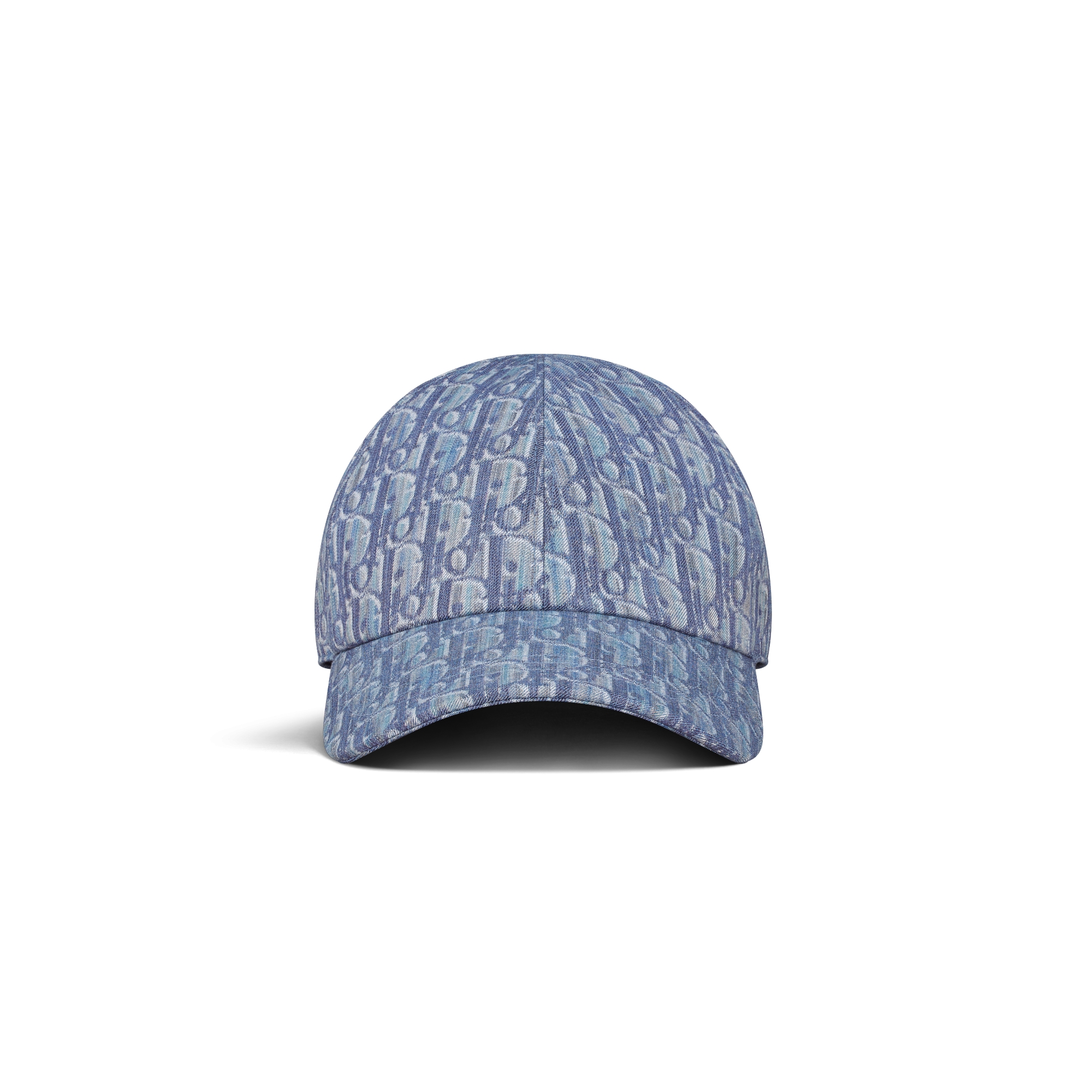 Dior Oblique Cap Baumwolltwill in Hellblau E01