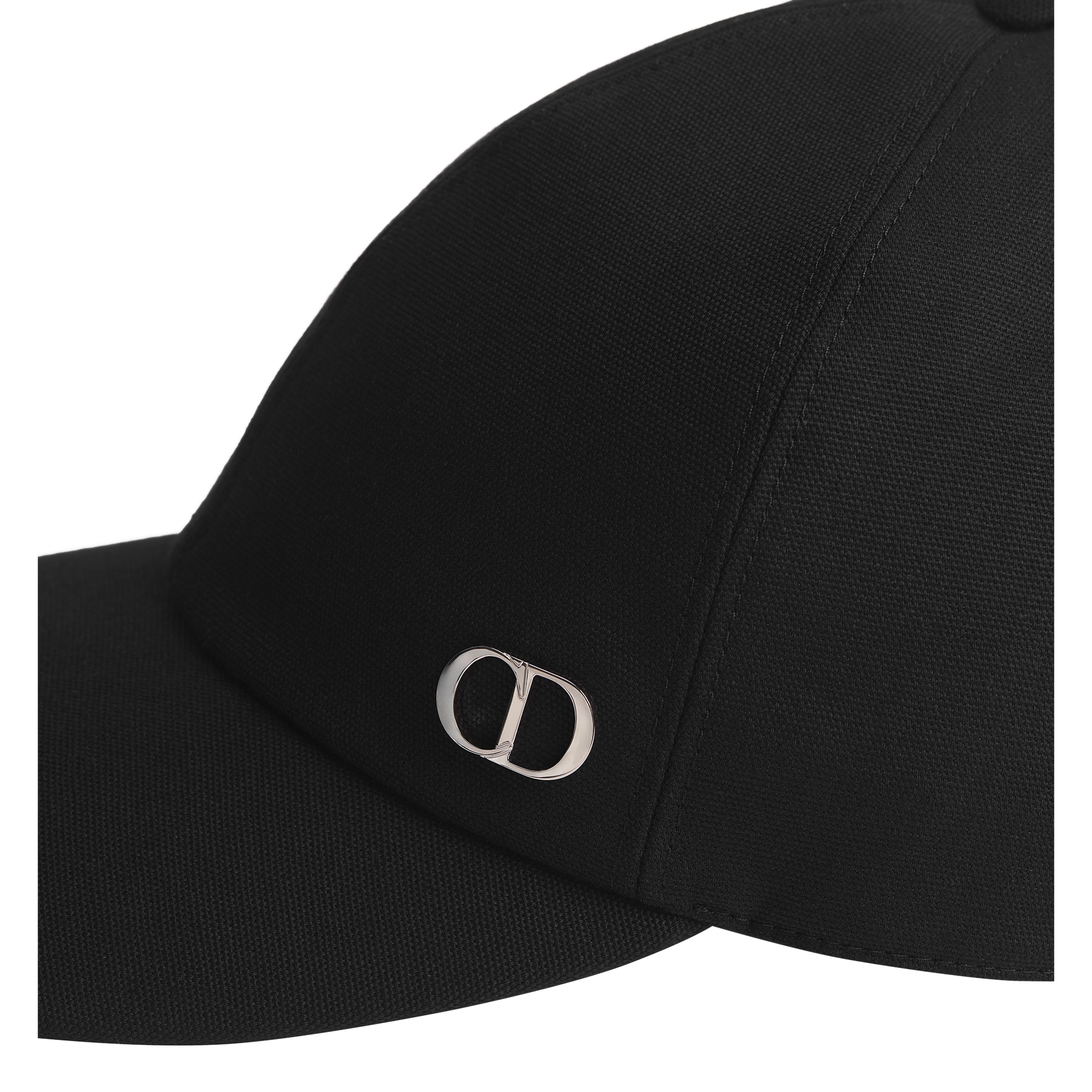 CD Icon Cap Black Cotton E09
